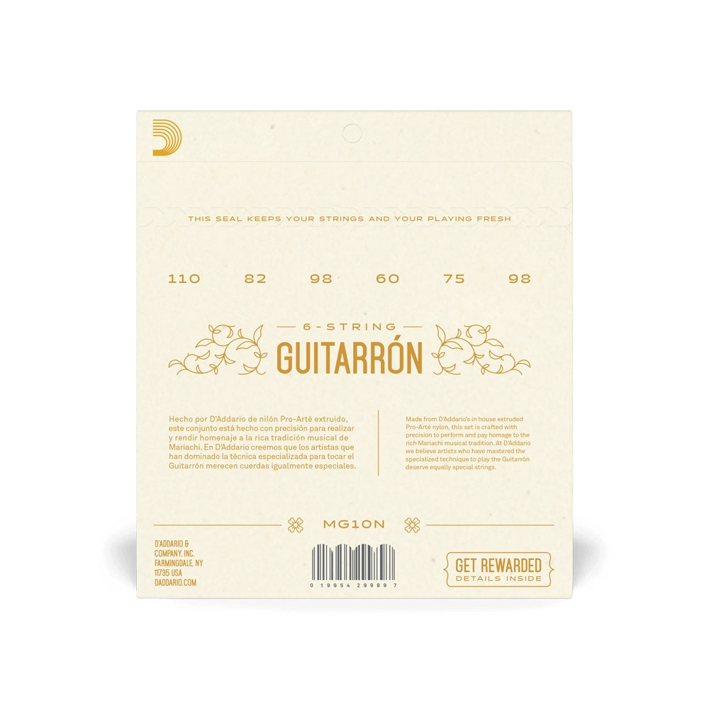 D'Addario MG10N Guitarron Strings - Normal Tension