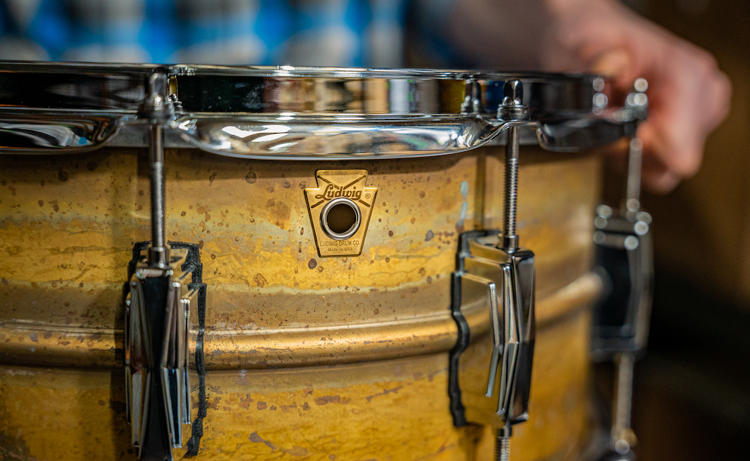 Ludwig 14" x 6.5" Raw Brass Snare Drum