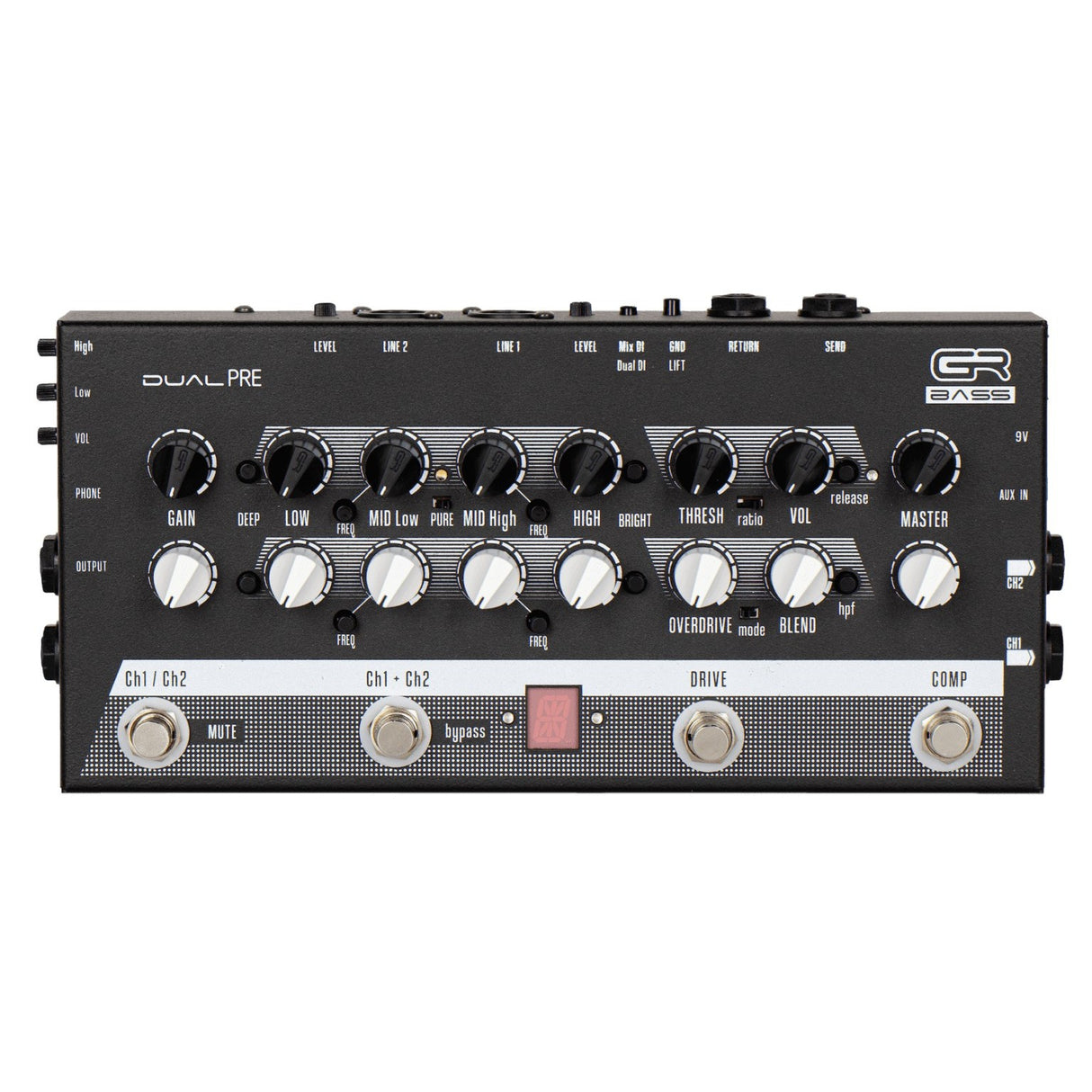 GR Bass Dual Pre Bass Pedal