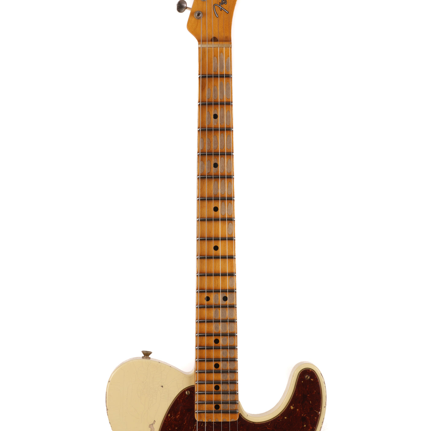 Fender Custom Shop 1950 Esquire Heavy Relic Guitar - Aged Vintage White - CHUCKSCLUSIVE - #R124050