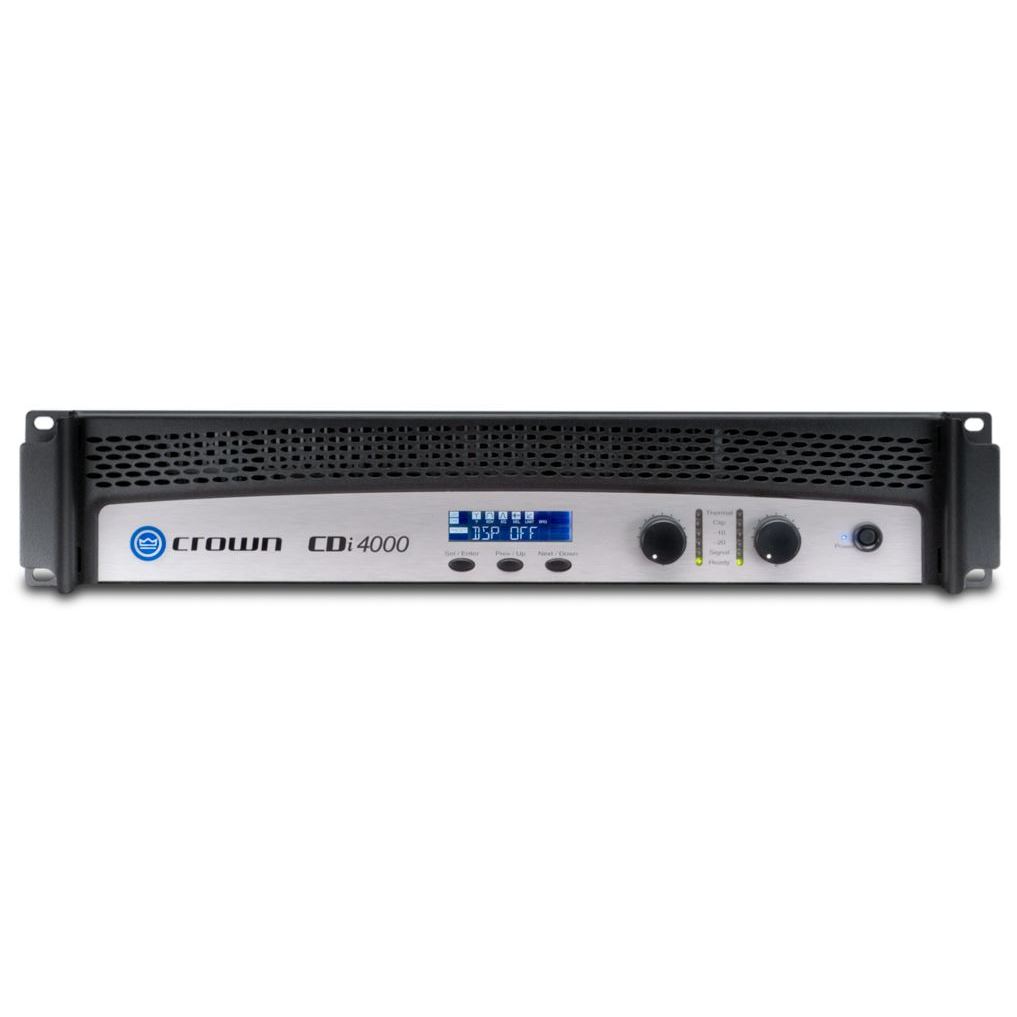 Crown Audio CDi4000 3.2kW DSP Install Amplifier - Mint, Open Box