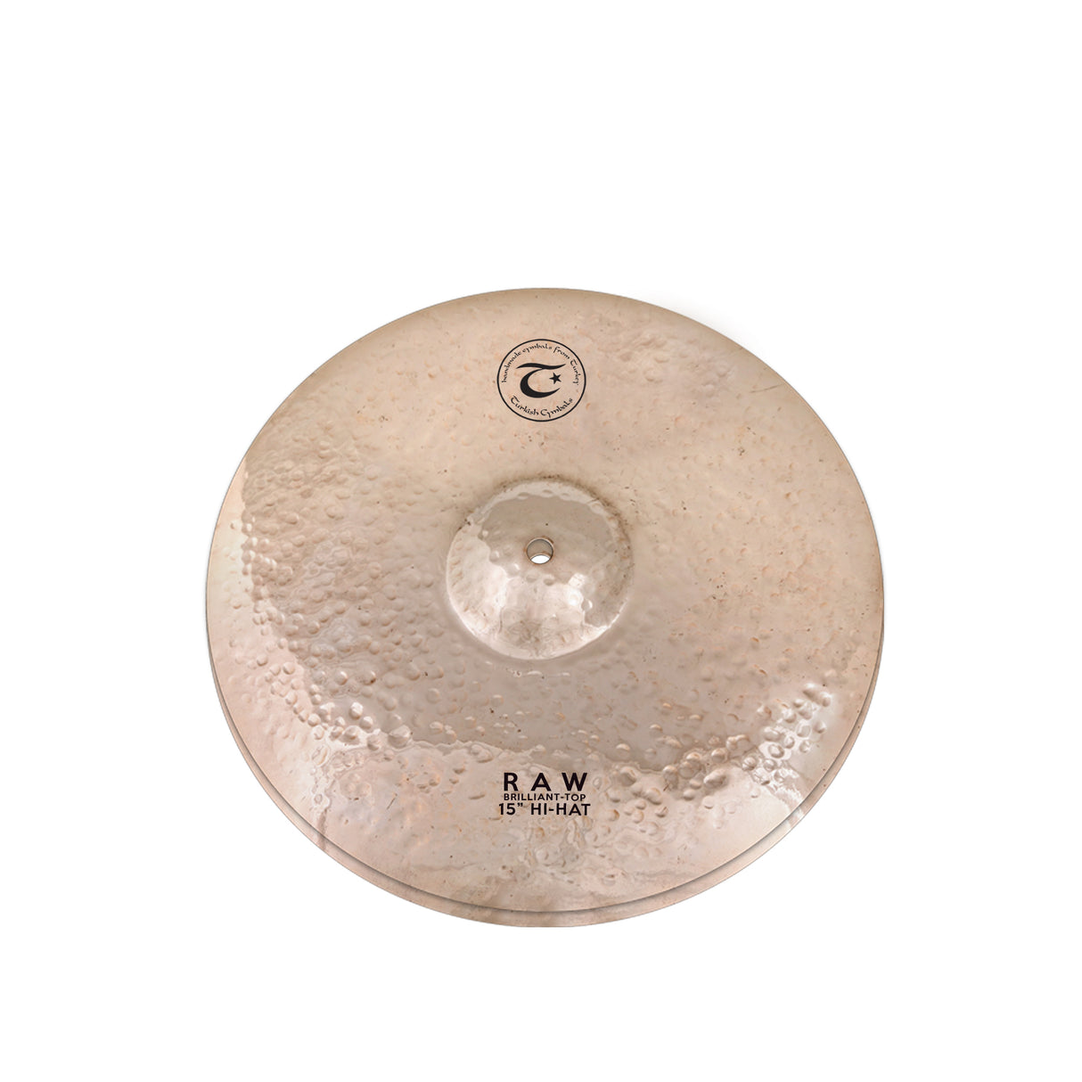 Turkish Cymbals 15-Inch Raw Brilliant Hi-Hat Cymbals