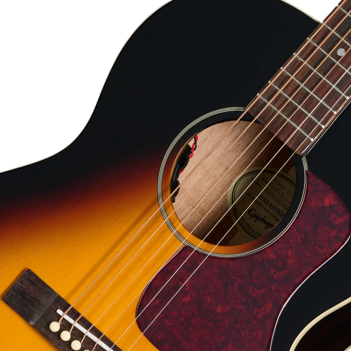 Epiphone Blues King Studio Acoustic Electric Guitar - Dark Burst