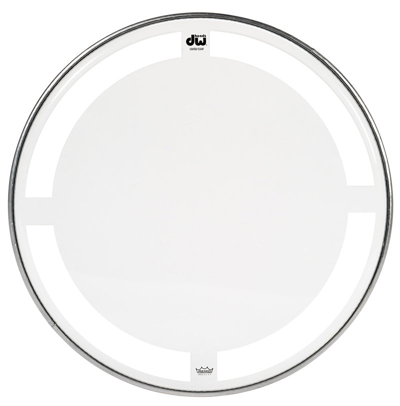 DW 10-Inch Single Ply Coated Clear Tom Head