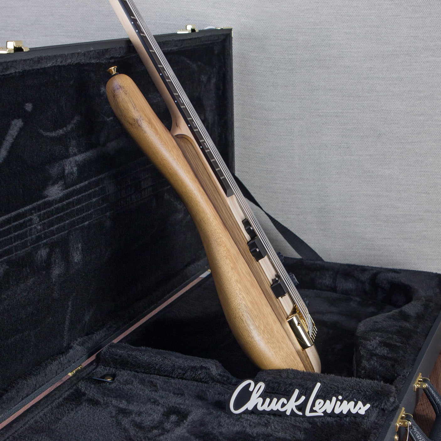 Spector Euro 5 LT Solid Korina Wings 5-String Electric Bass Guitar - Natural Satin - CHUCKSCLUSIVE - #NB23464