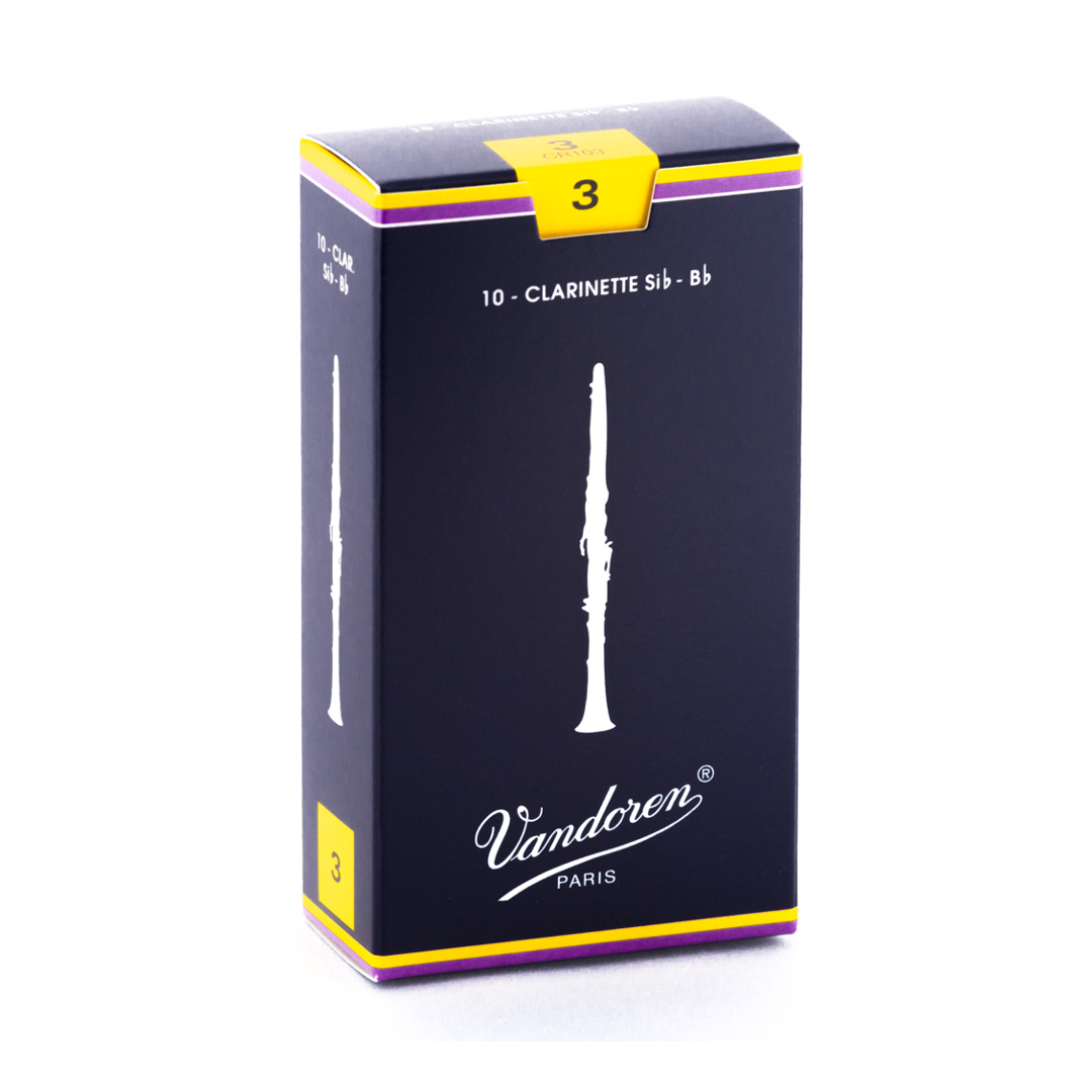 Vandoren Traditional Bb 10-Pack Clarinet Reeds - 3