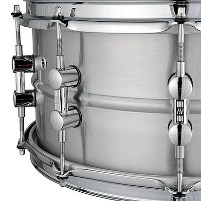 Sonor Kompressor Aluminum 14x6.5-Inch Snare Drum - Polished