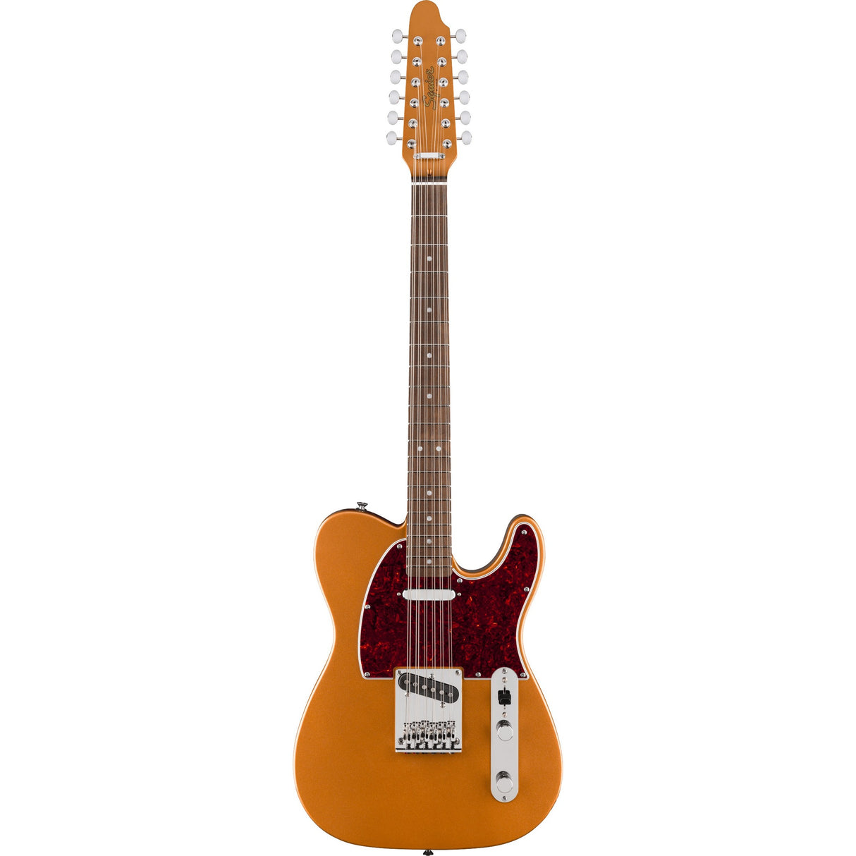 Squier Paranormal Troy Van Leeuwen Telecaster XII Signature Electric Guitar - Copper