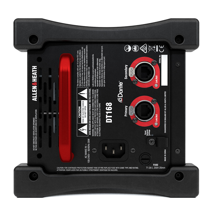 Allen & Heath DT168 16-Input Dante Expander Stagebox - New