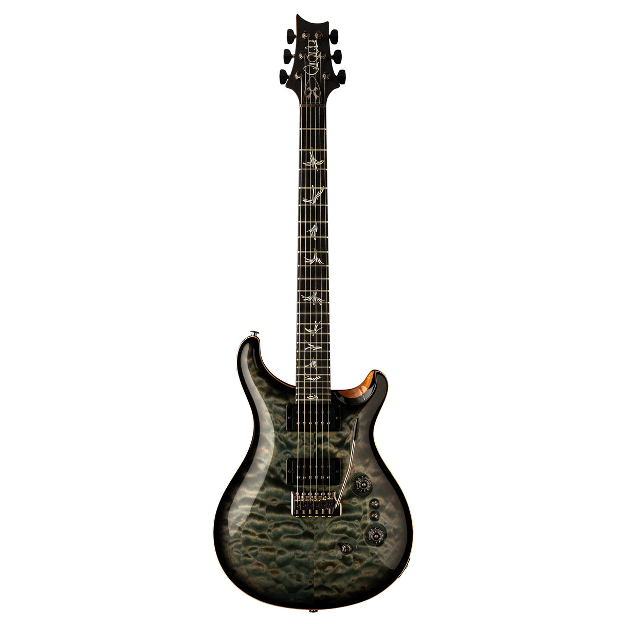 PRS Limited Edition Kanami Custom 24-08 Quilt Electric Guitar - Trampas Green Smokeburst