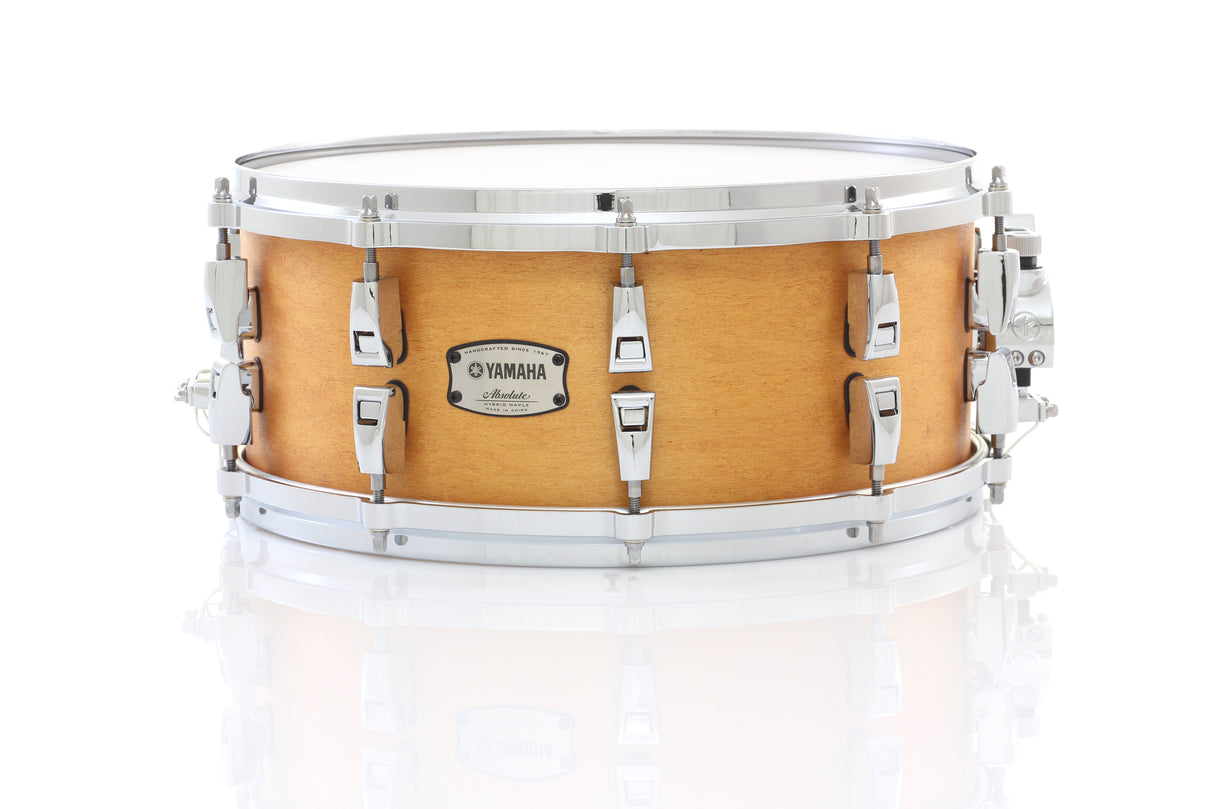Yamaha 14" x 6" Absolute Hybrid Maple Snare Drum - Vintage Natural - New,Vintage Natural