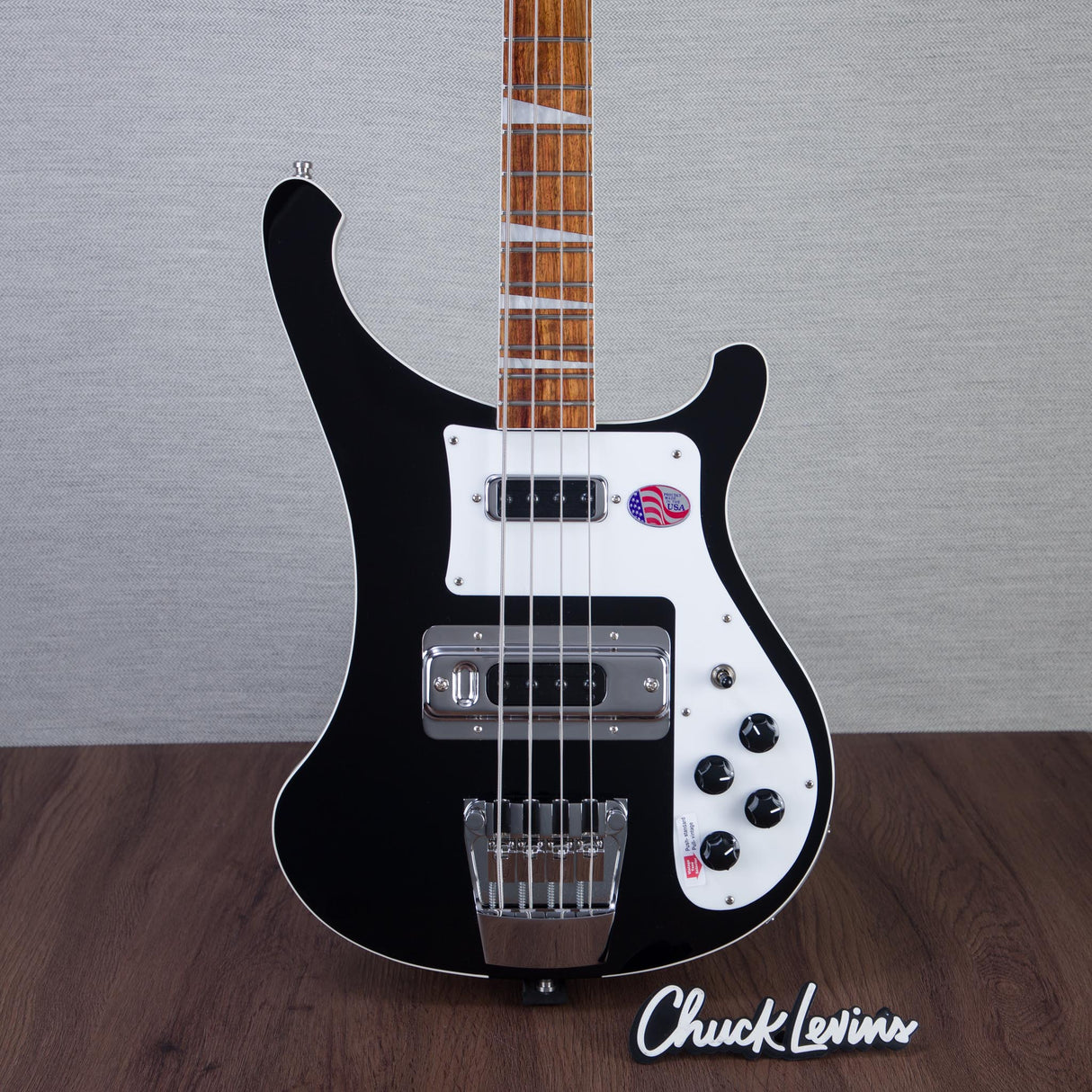 Rickenbacker 4003 4 String Electric Bass Guitar - Jetglo Finish - #2537726