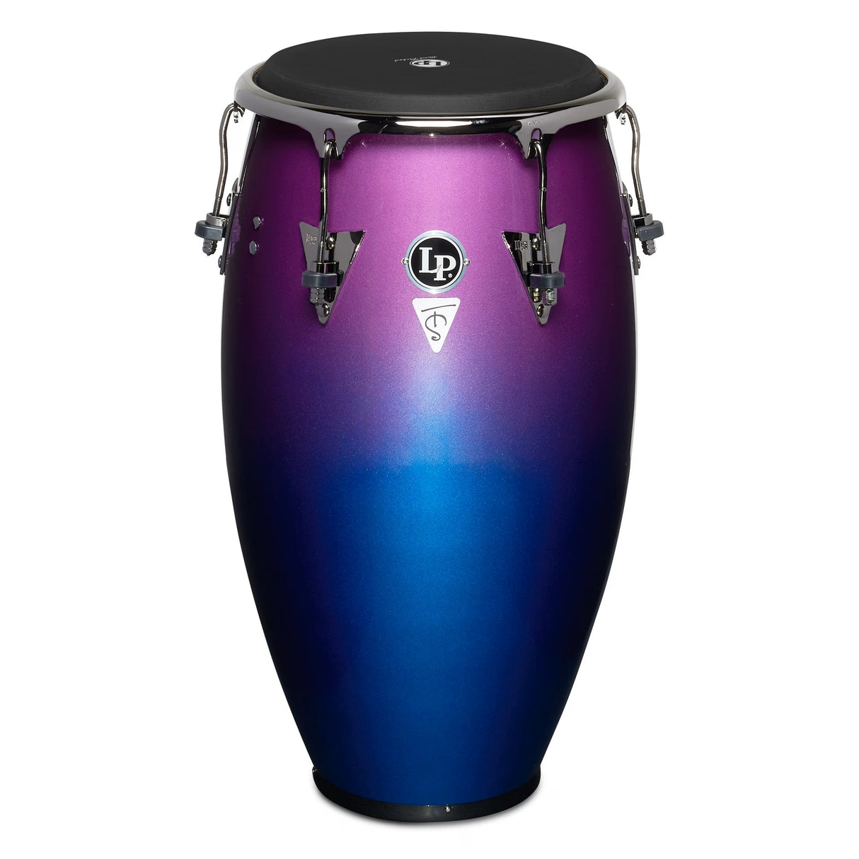 Latin Percussion 11.75-Inch Tony Succar Signature Conga - Rainbow with Black Nickel-Hardware