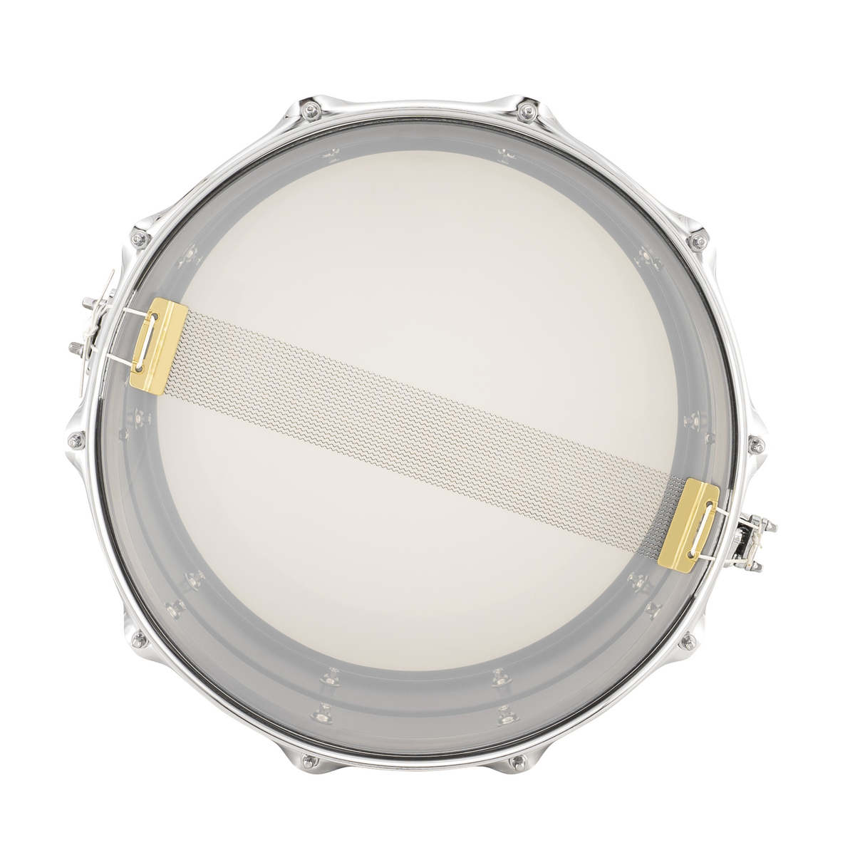 Ludwig Universal Metal 6.5x14 Brass Shell Snare Drum, Chrome-Plated Hoops