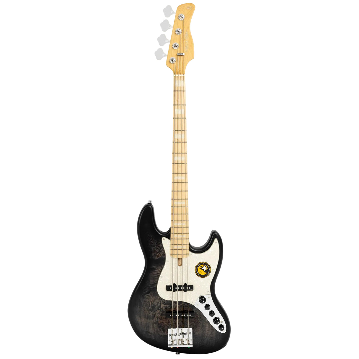 Sire Marcus Miller V7 Ash Reissue Electric Bass Guitar - Transparent Black Satin