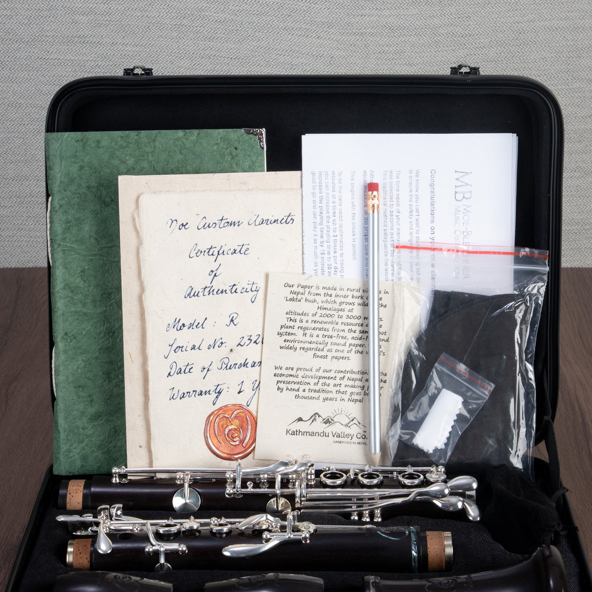Moe Custom "R" Professional Bb Clarinet