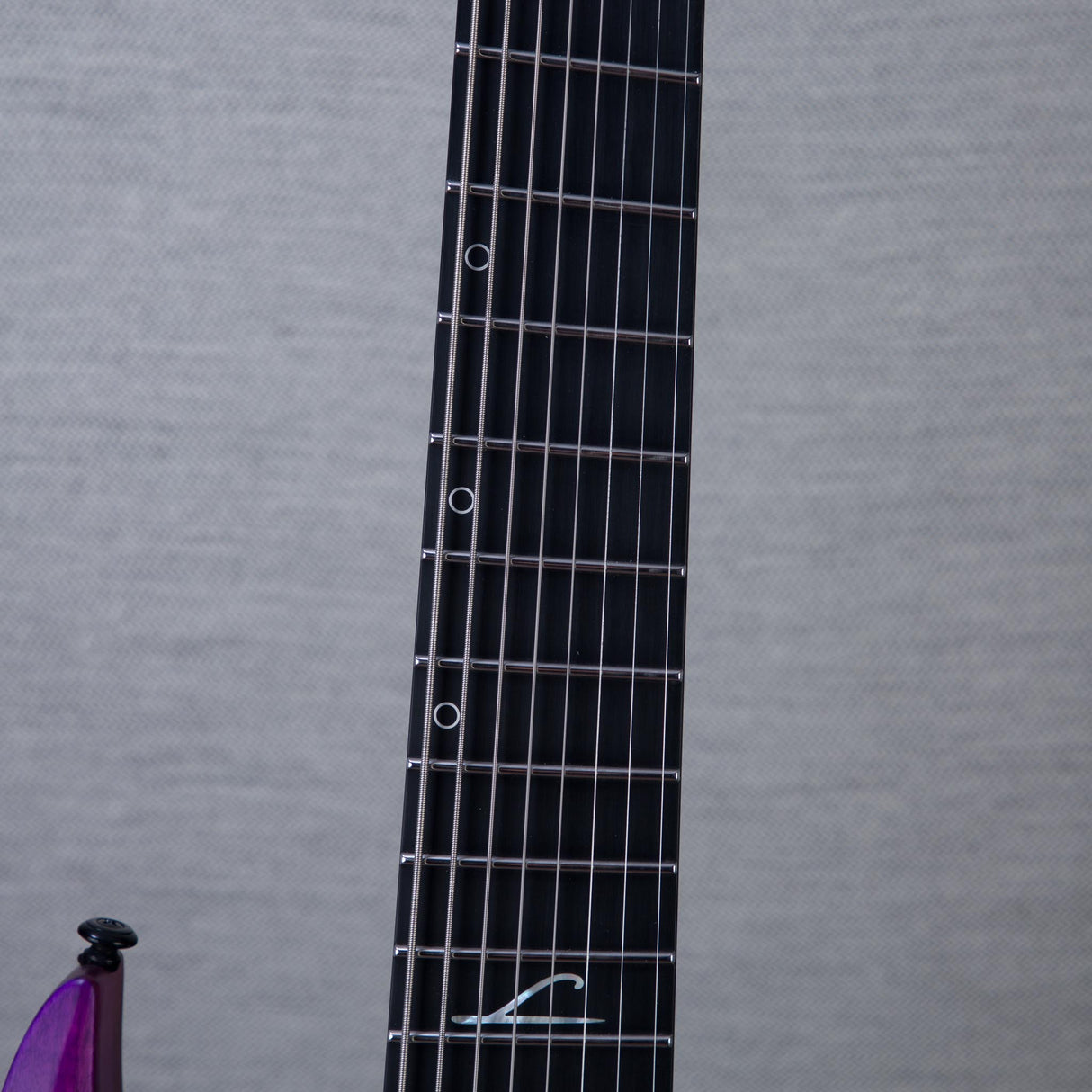Legator Ghost Super Shred Multiscale 8-String Electric Guitar - Satin Purple Flame - #IM25100121