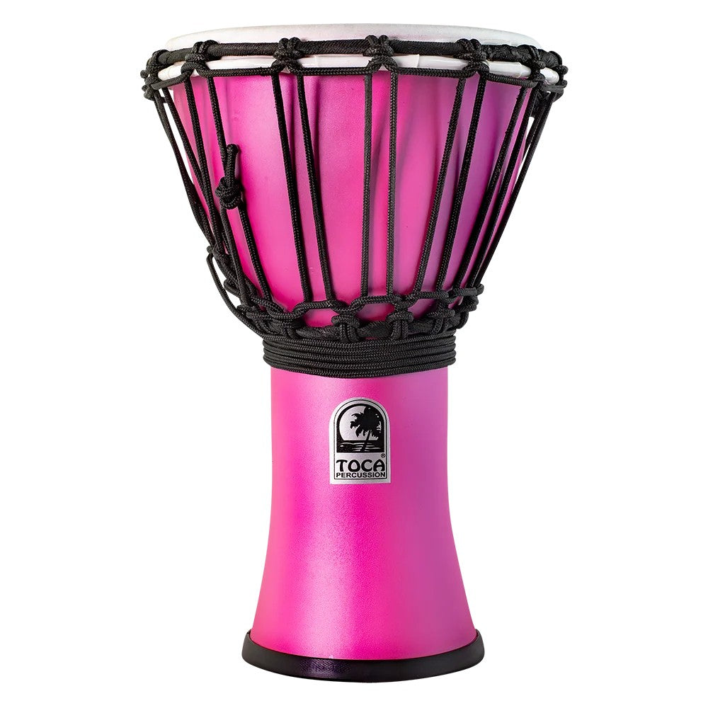 Toca 7-Inch Freestyle Colorsound Djembes - Matte Series - Set of 6
