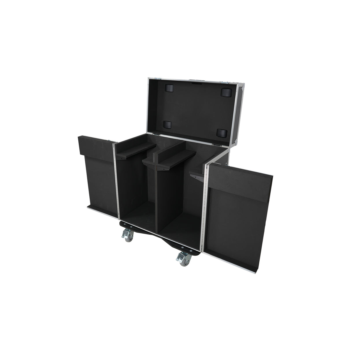 ProX XS-MH30WASHX2W for Two Moving Head Fixtures ATA Flight Style Road Case with Casters