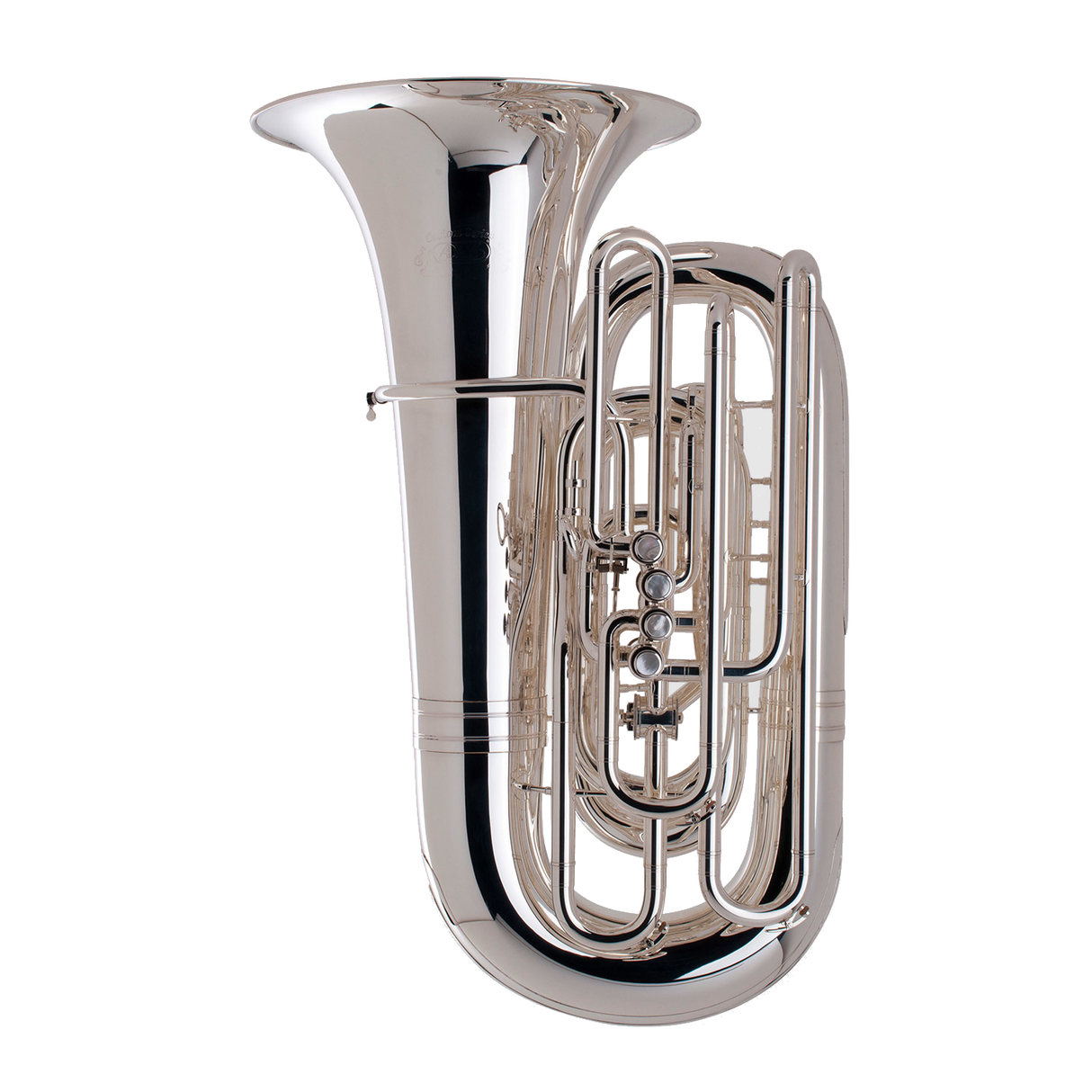 Adams 4/4 Size Bb Tuba - Silver Plated