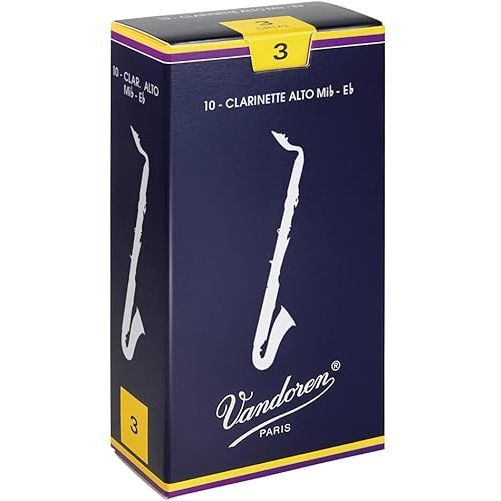 Vandoren CR143 Alto Clarinet Reeds Strength 3 - 10 Pack