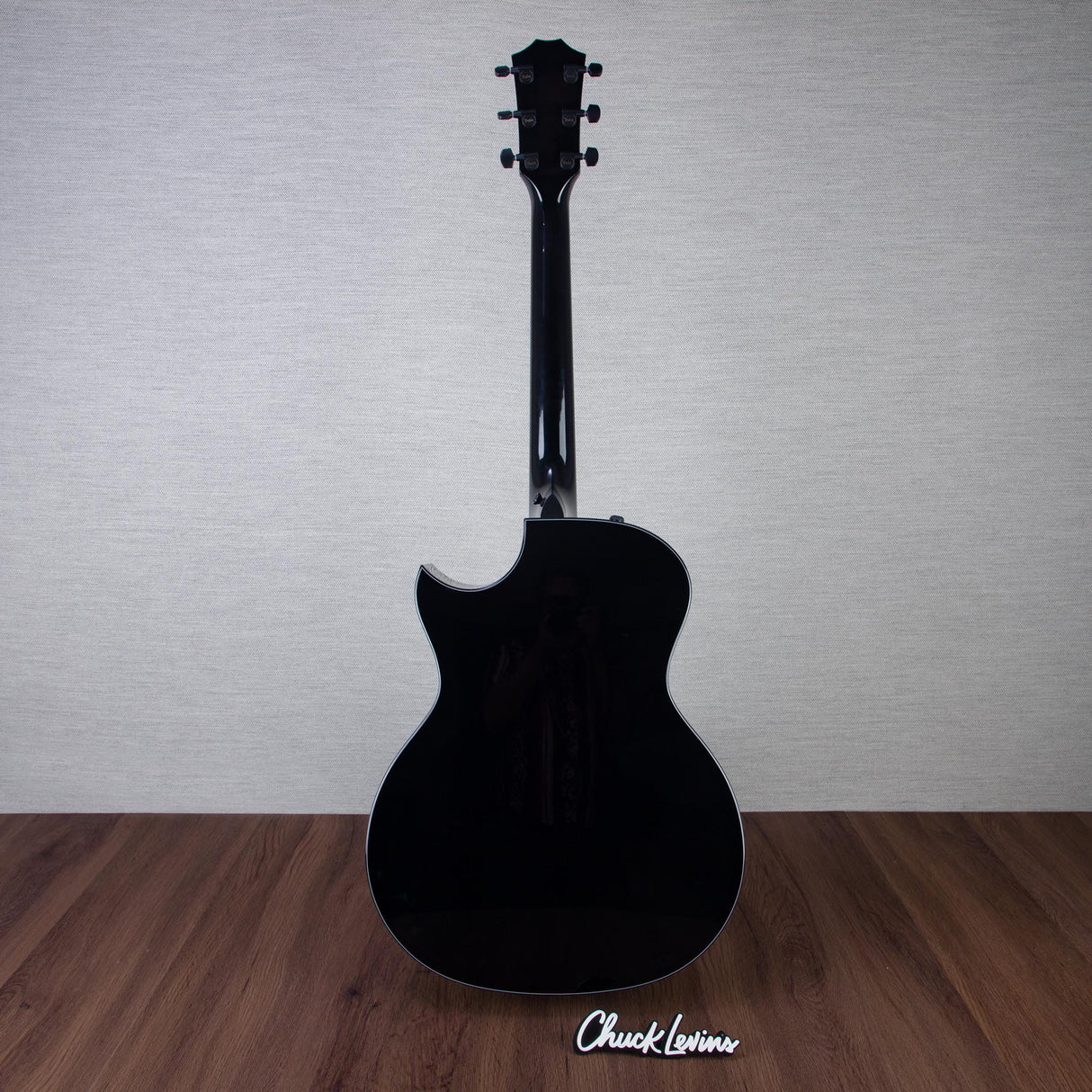 Taylor NAMM 2025 Custom #34 Hot Rod 3.0 C14ce Big Leaf Maple/Sitka Spruce Acoustic Electric Guitar - Black - #1202285098