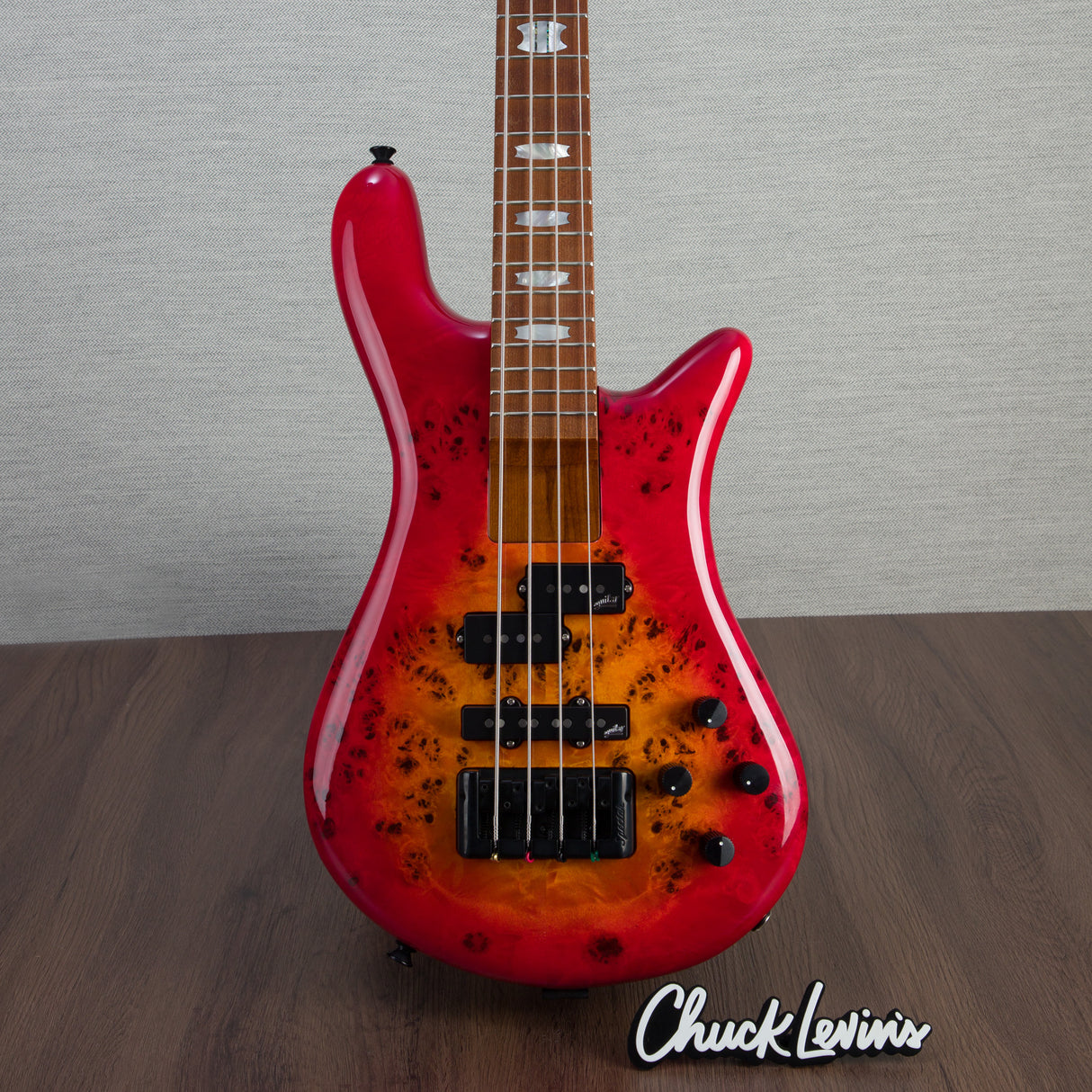 Spector Euro Bolt 4-String Bass Guitar - Inferno Red Gloss - #21NB18621