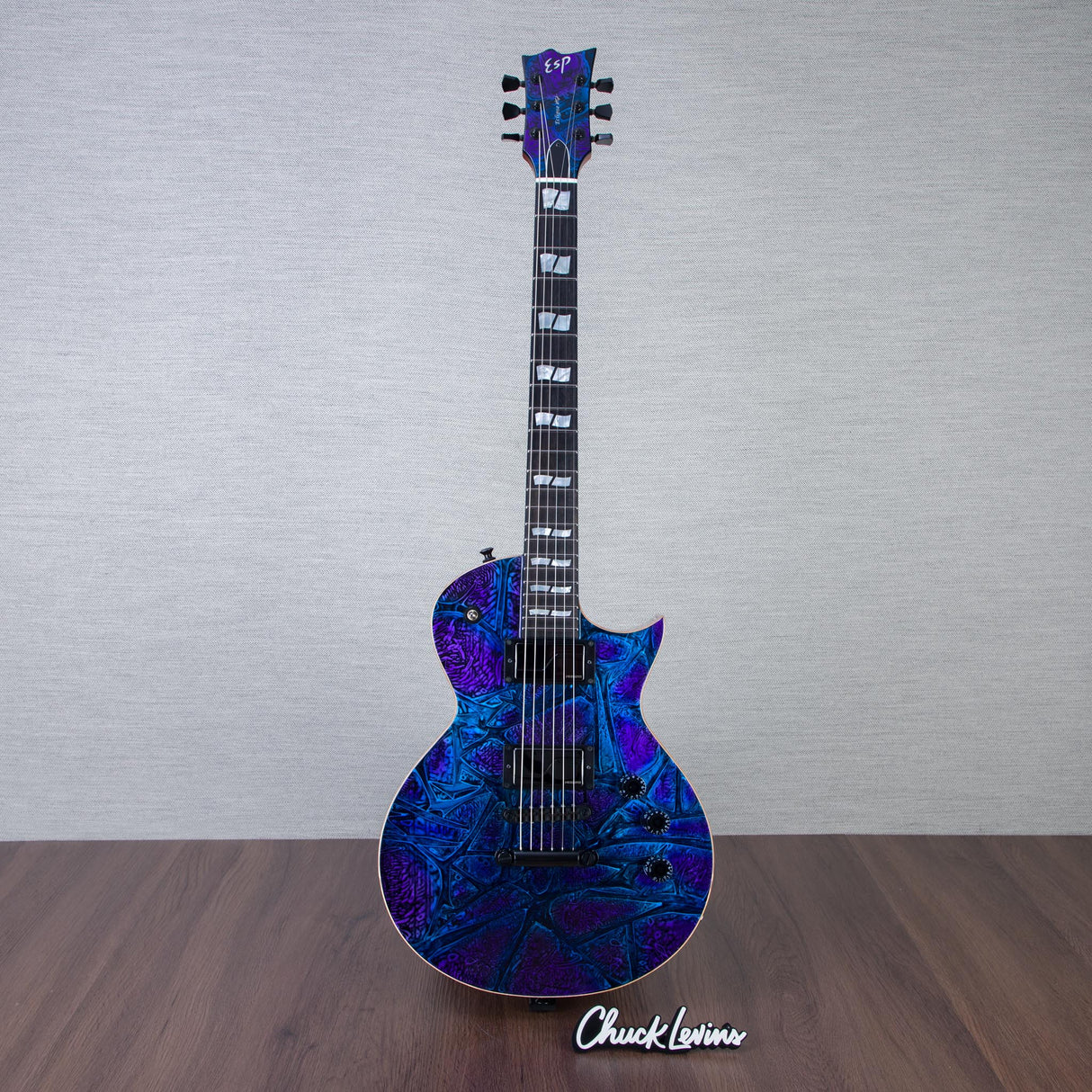 ESP USA Eclipse Electric Guitar - Ghost Flame - #US25207