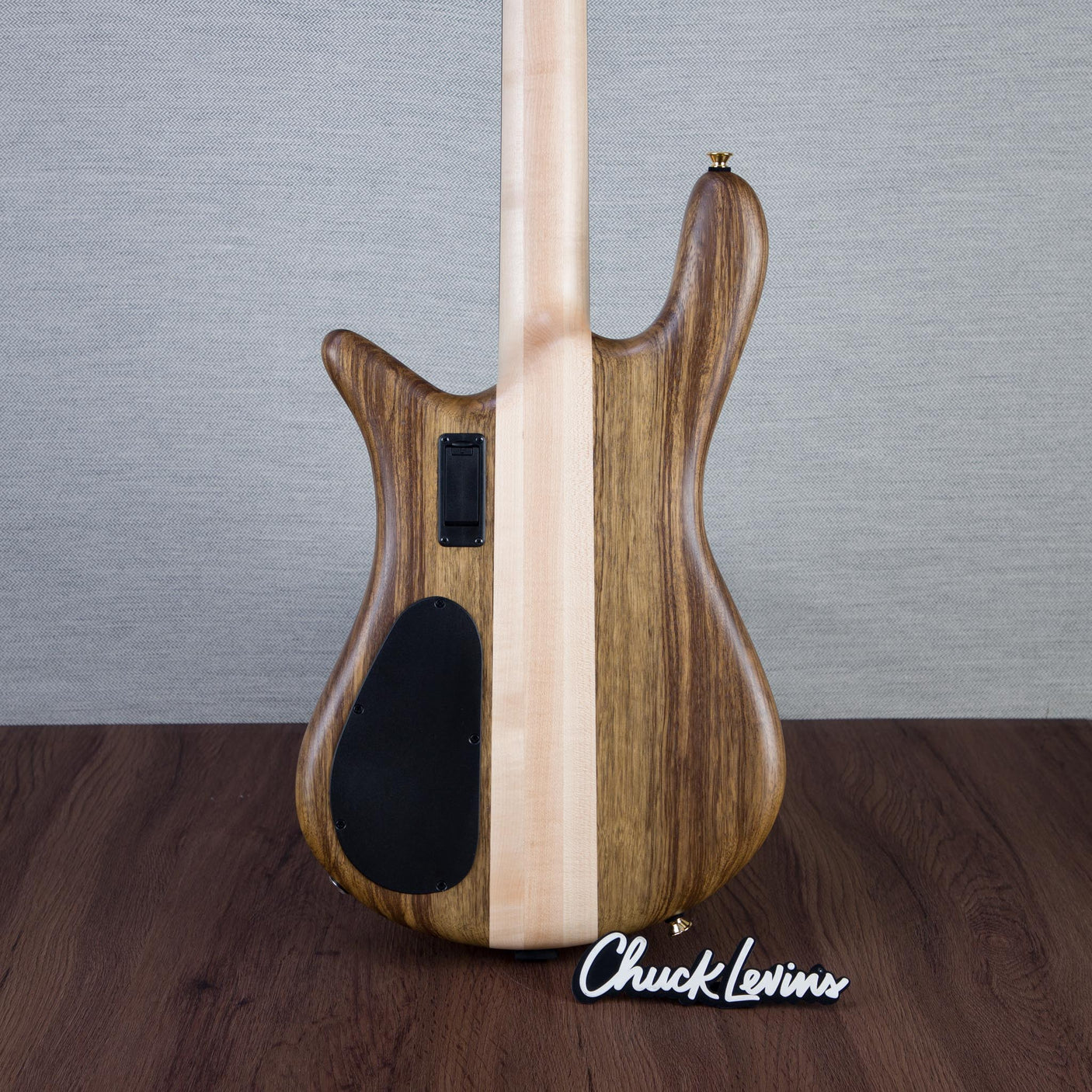 Spector Euro 4 LT Solid Korina Wings Electric Bass Guitar - Natural Satin - CHUCKSCLUSIVE - #NB23505