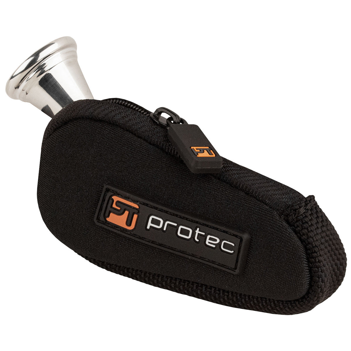 Protec Neoprene Single French Horn Mouthpiece Pouch - Black