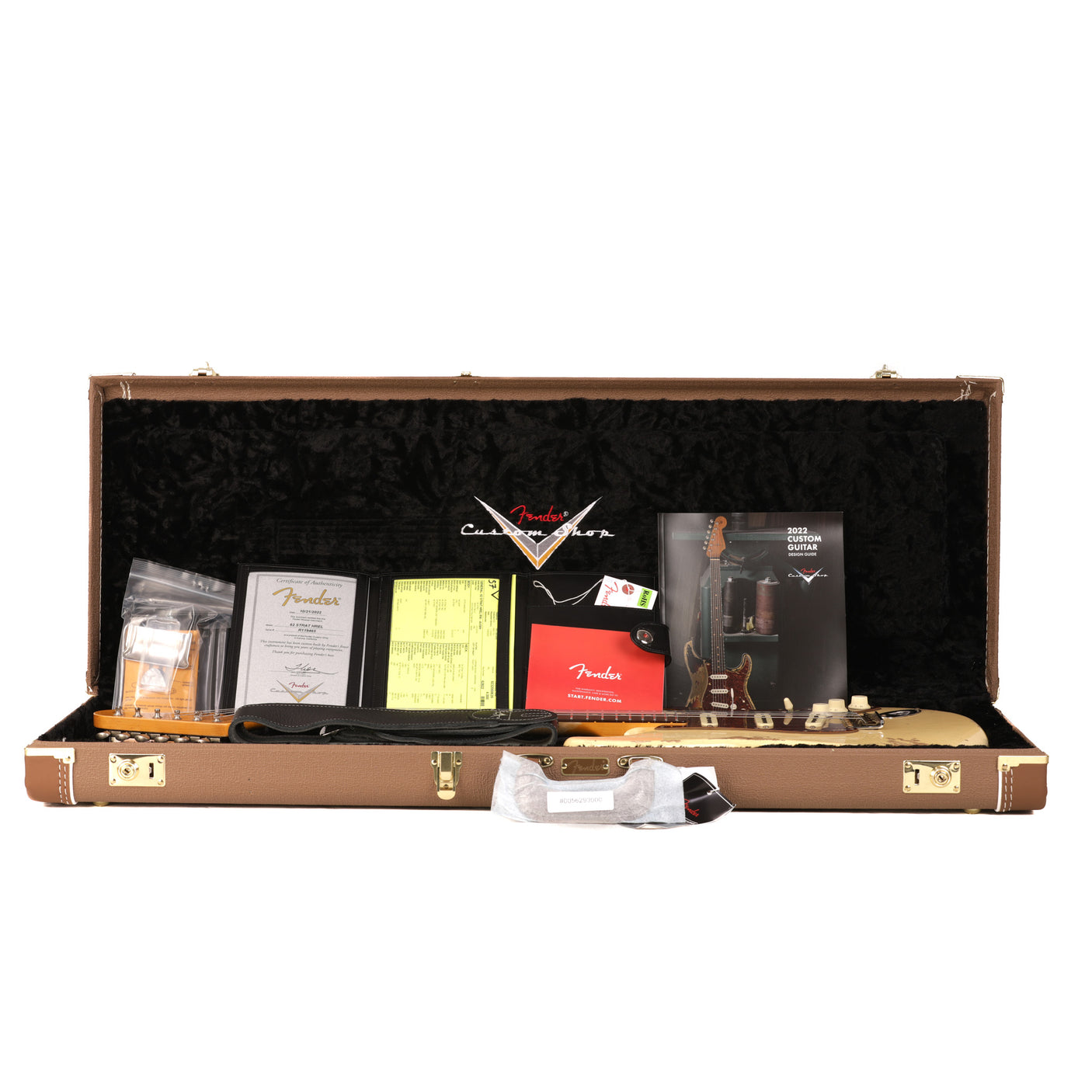 Fender Custom Shop 1962 Stratocaster Heavy Relic Guitar - Aged Vintage White - CHUCKSCLUSIVE - #R119465