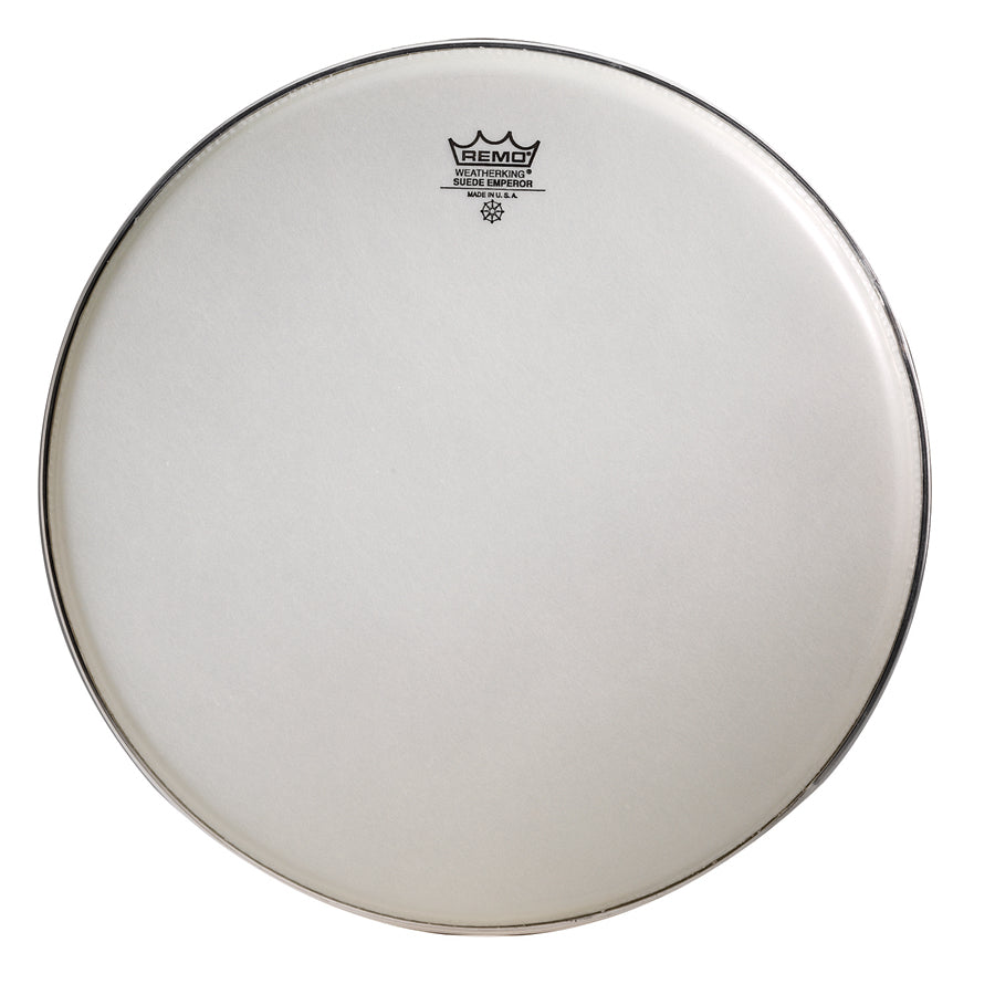 Remo 12" Emperor Suede Crimplock Marching Drum Head | - New,12 Inch
