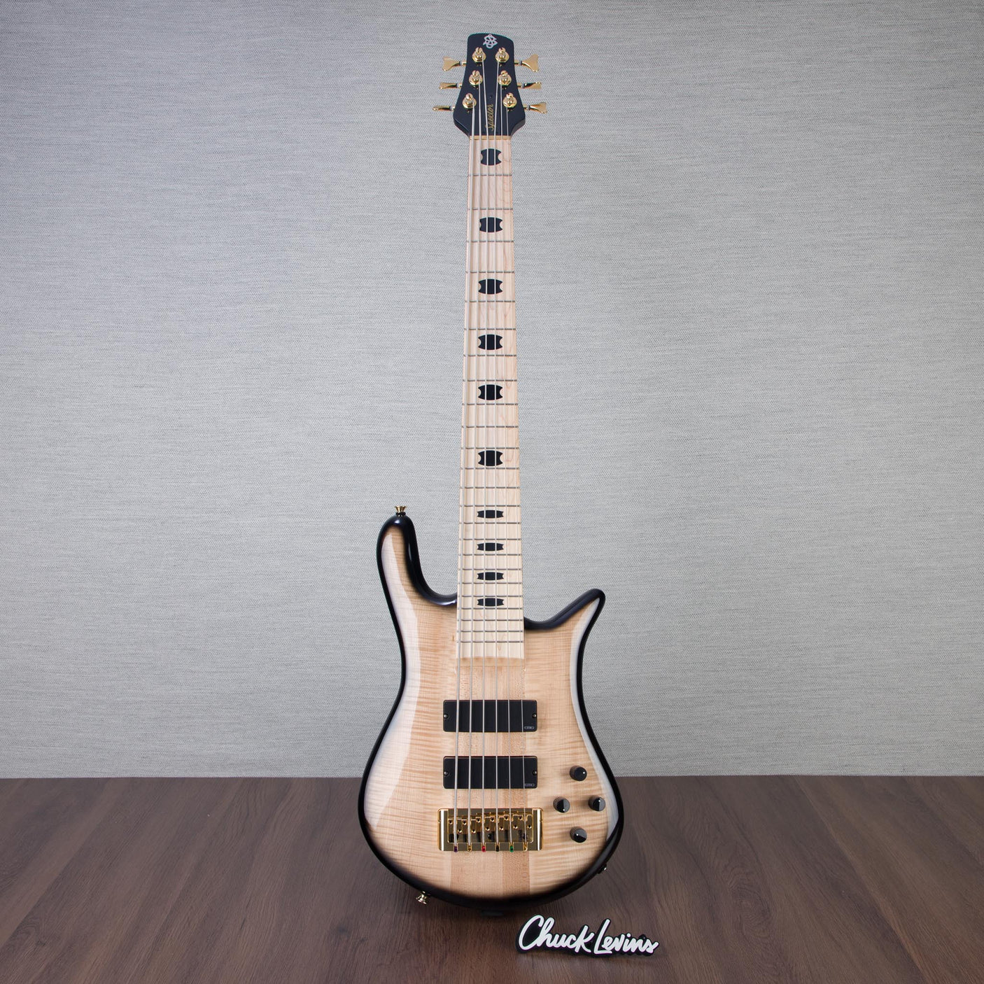 Spector Euro 6 6-String Electric Bass Guitar - Natural Black Burst Gloss - CHUCKSCLUSIVE - #NB22976