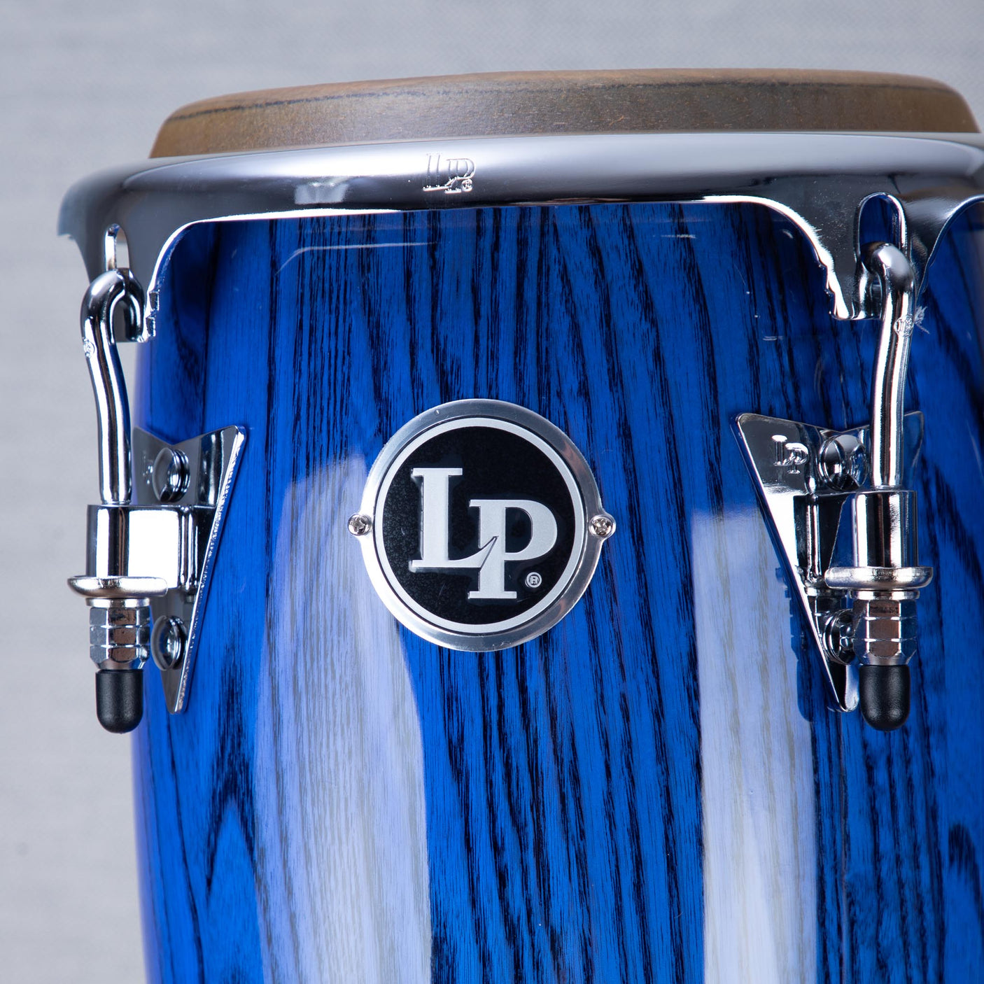 LP Galaxy Giovanni Junior Wood Conga Set with Stand - Blue Ash - CHUCKSCLUSIVE