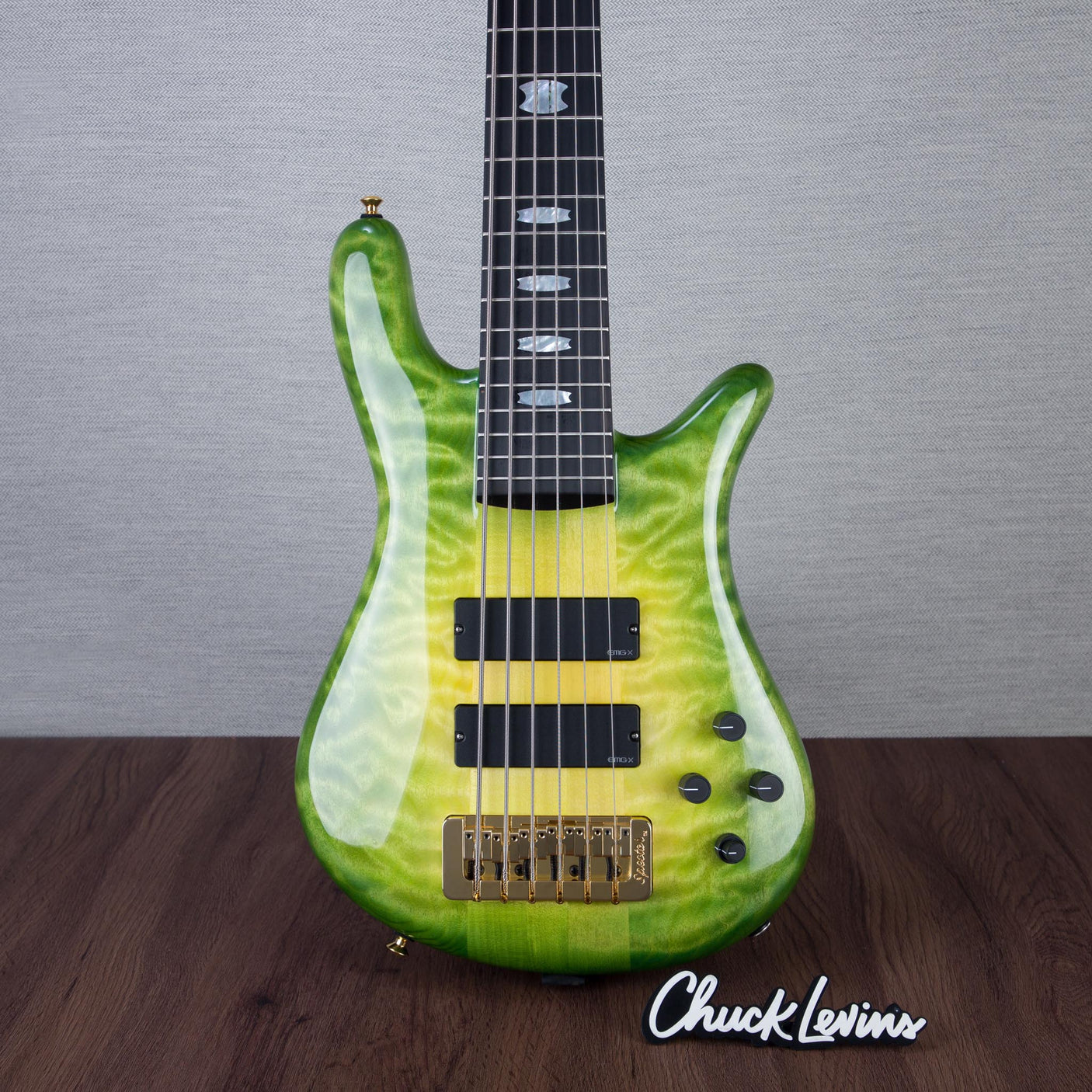 Spector USA NS-6 6-String Electric Bass Guitar - Alien Glow - CHUCKSCLUSIVE - #1970