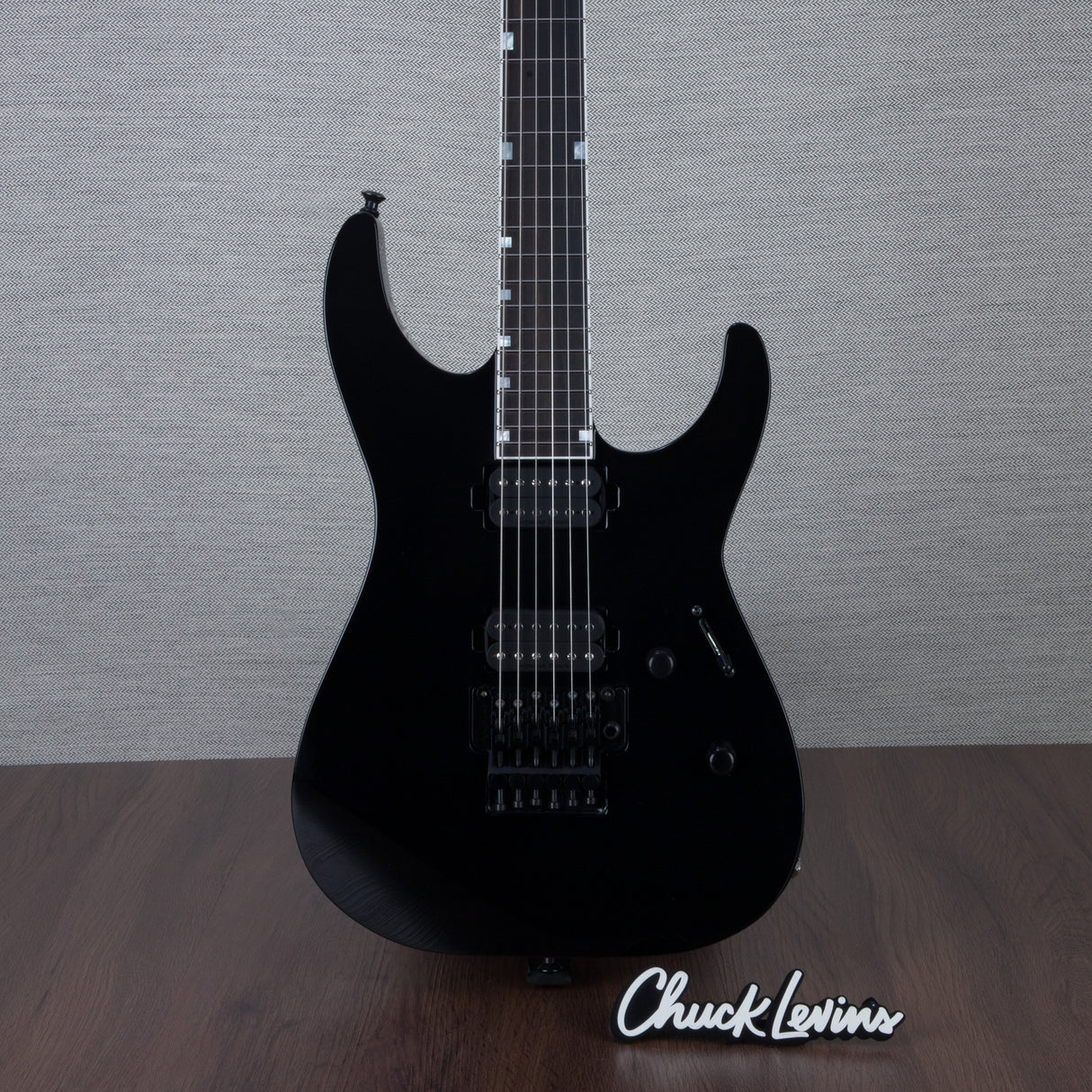 ESP USA M-II NTB FR Electric Guitar - Black - #US24465