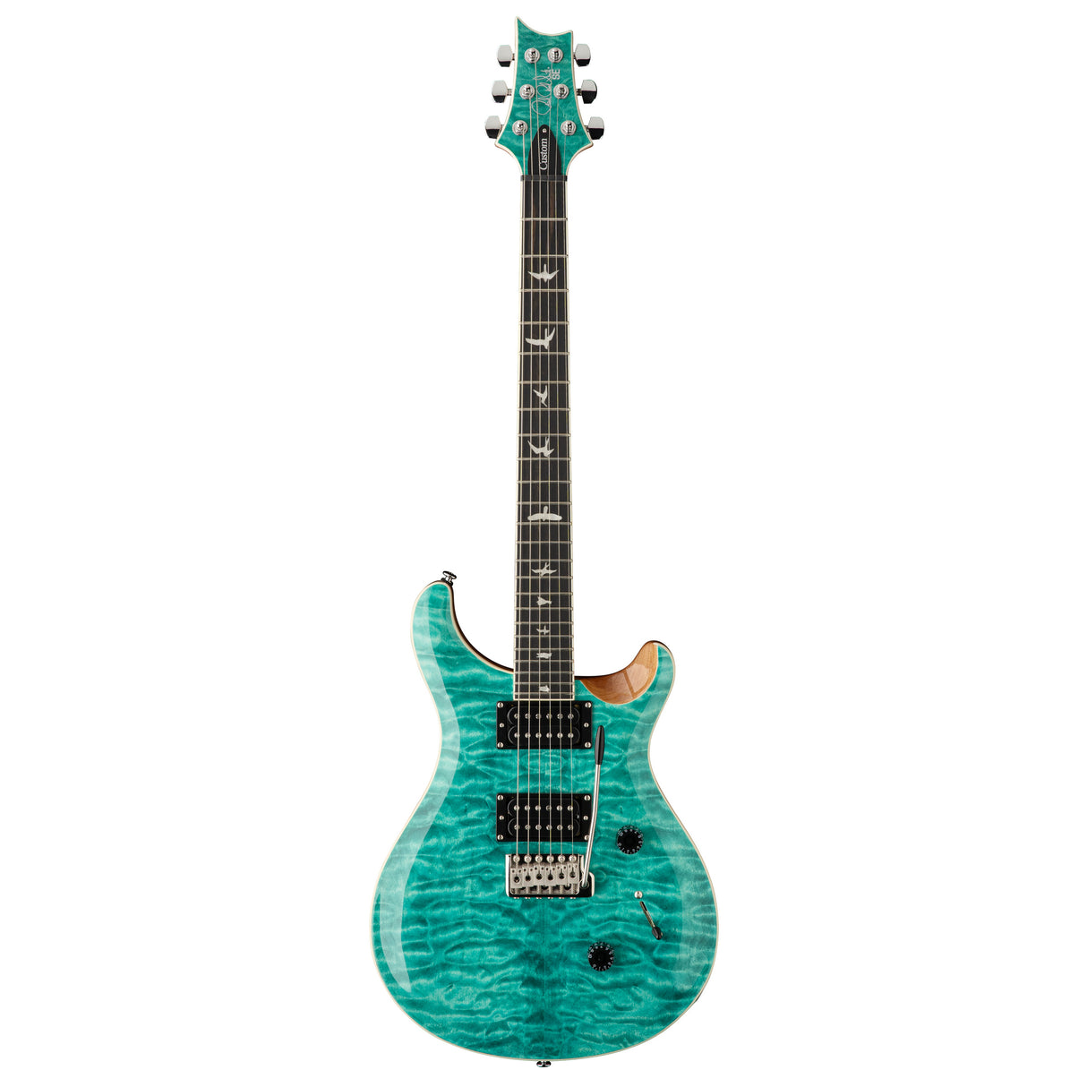 PRS SE Custom 24 Quilt Electric Guitar - Turquoise - New