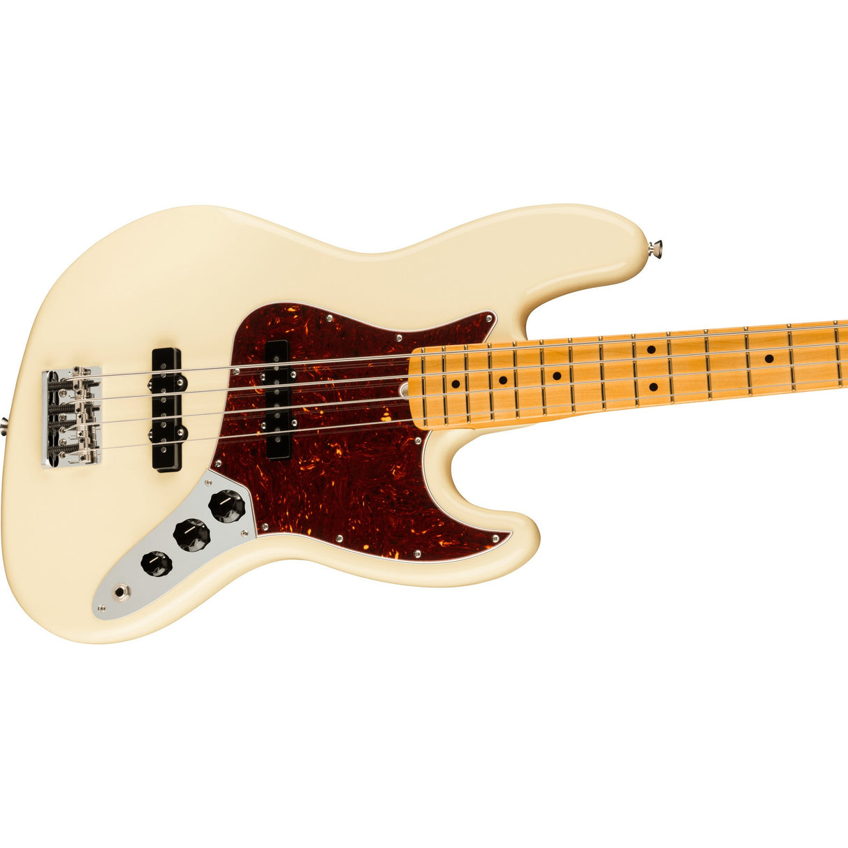 Fender American Professional II Jazz Bass, Maple Fingerboard - Olympic White