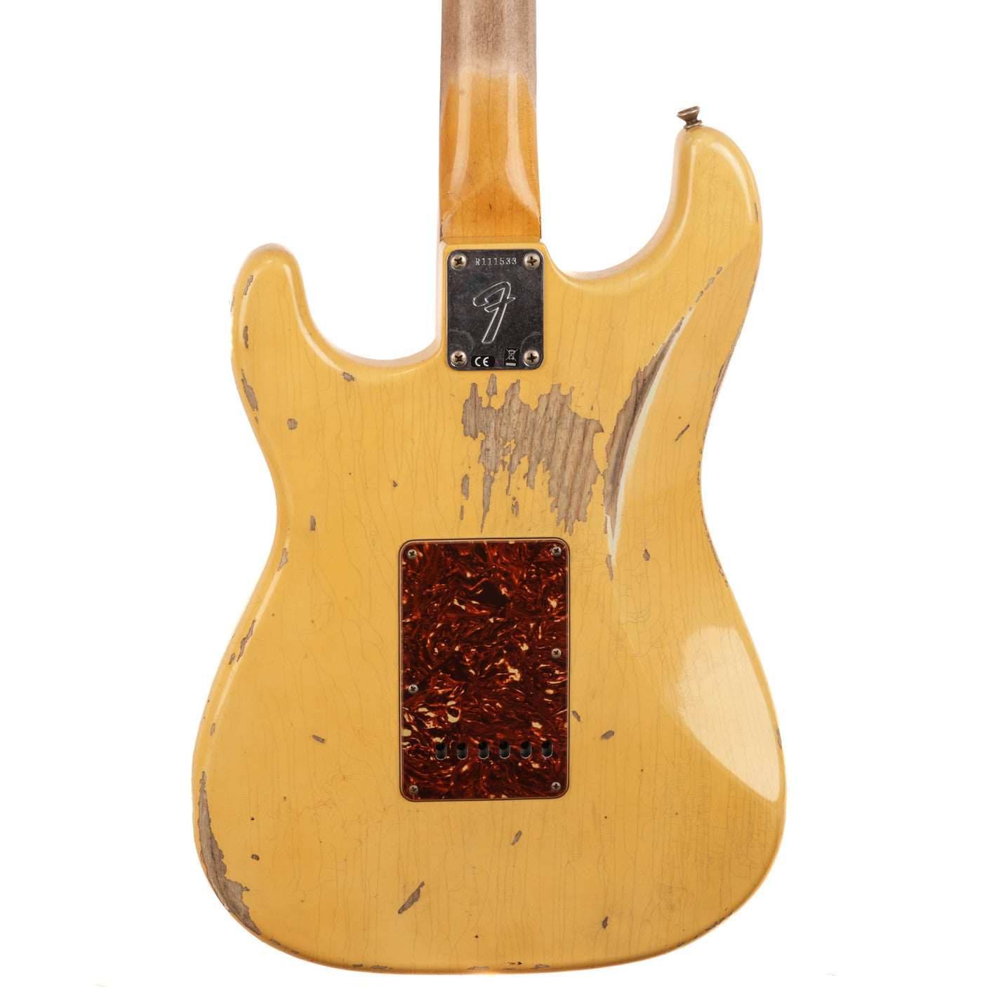 Fender Custom Shop 1969 Stratocaster Heavy Relic Guitar - Aged Vintage White - CHUCKSCLUSIVE - #R111533