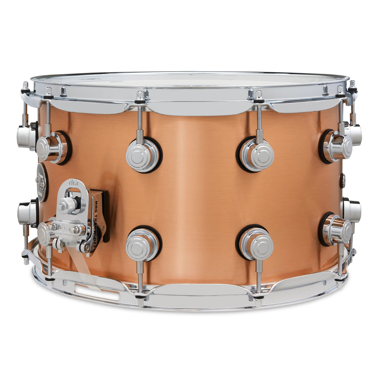 DW 8 x 14-Inch Performance Series Polished Copper Snare Drum