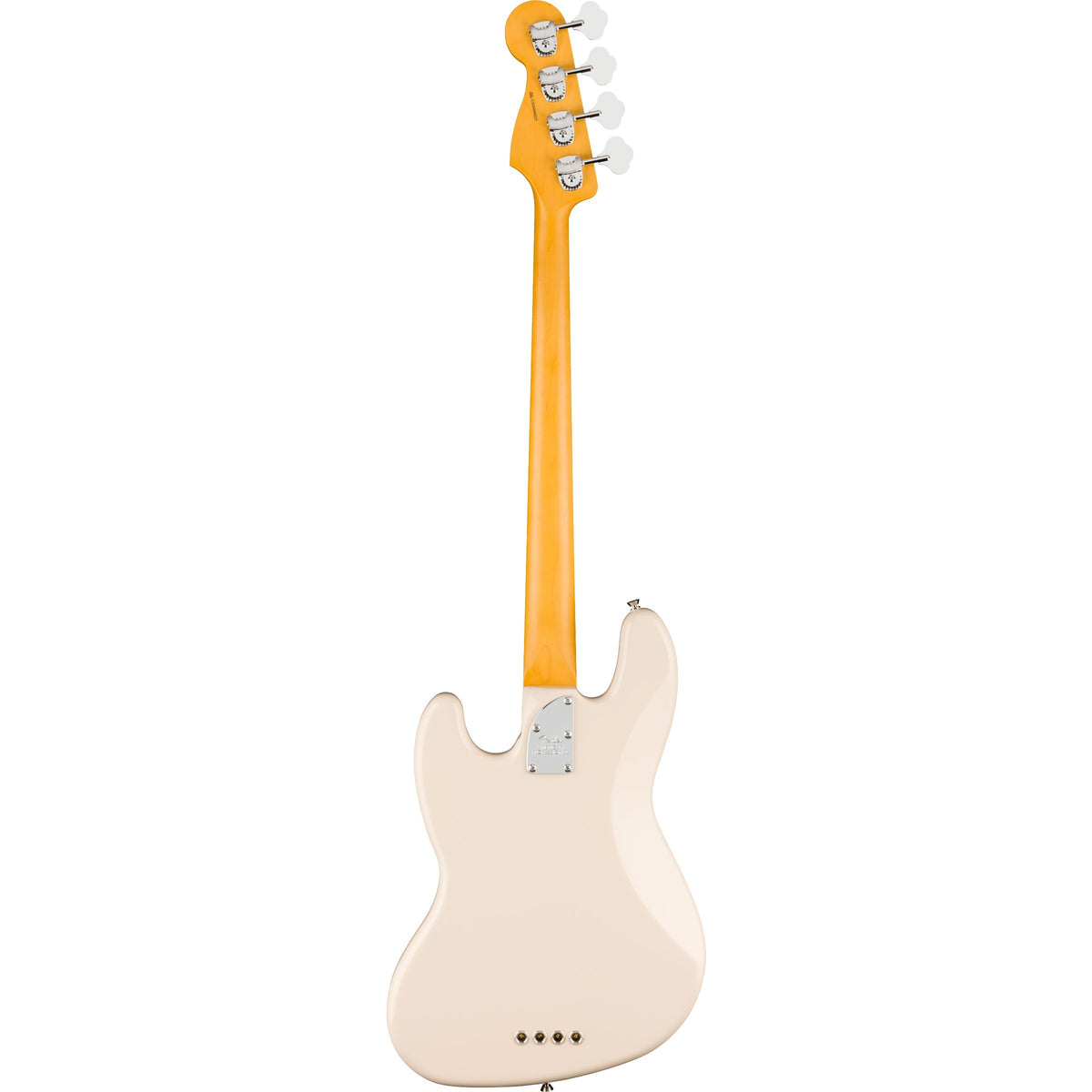 Fender American Professional Jazz Electric Bass Guitar, Maple Fingerboard - Olympic White