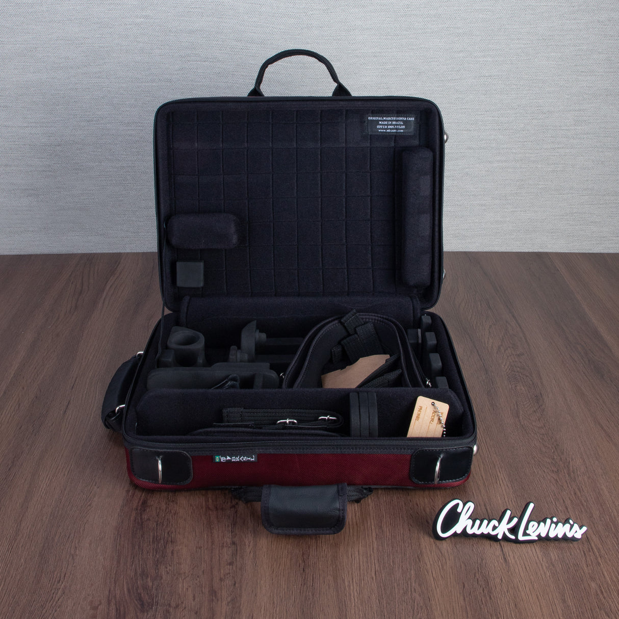 Marcus Bonna A Bb Double Clarinet Case - Wine - Preorder