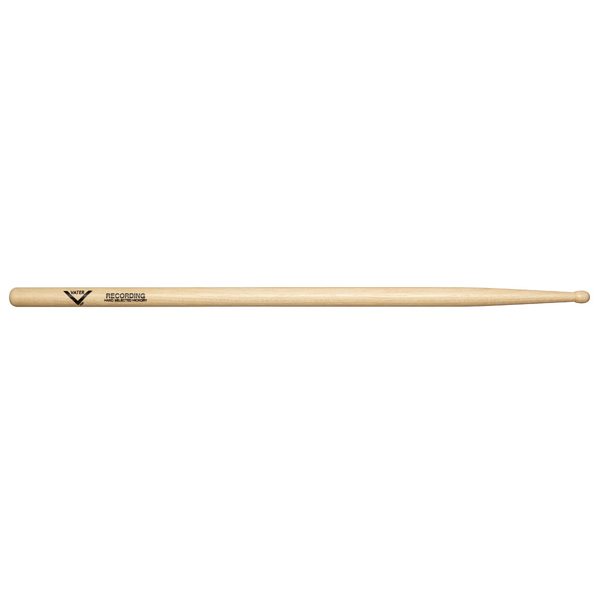 Vater American Hickory Drumsticks - Recording - Wood Tip