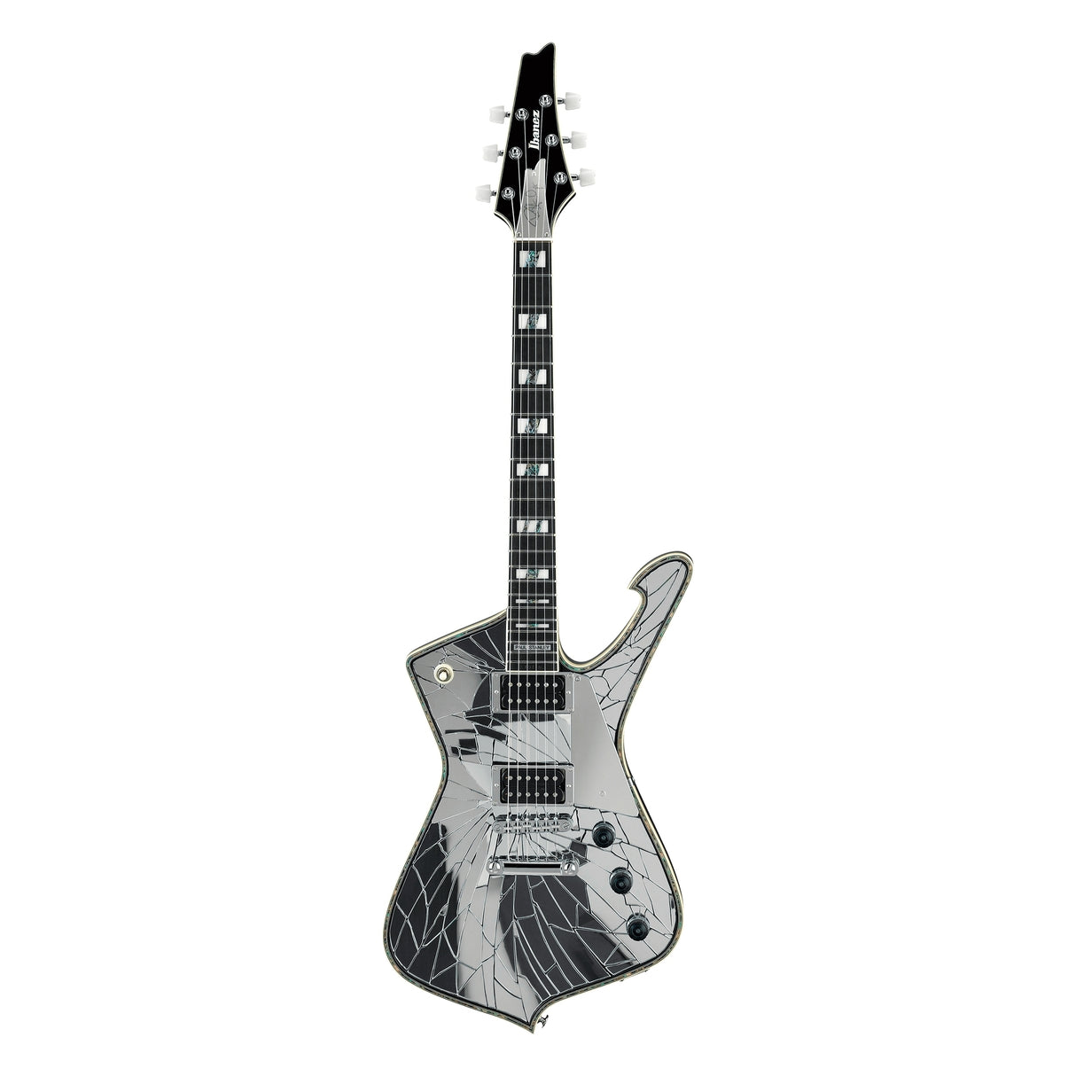 Ibanez PS1-CM Paul Stanley Electric Guitar - Cracked Mirror - Mint, Open Box