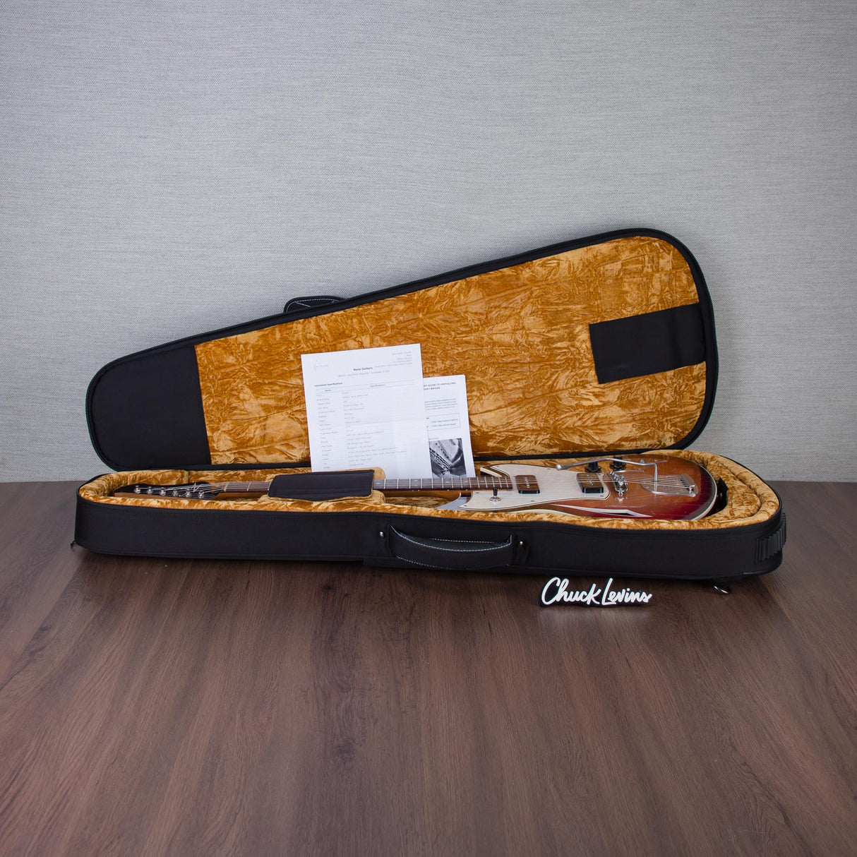 Novo Guitars Miris J Semi-Hollowbody Electric Guitar - Bonfire - #251348