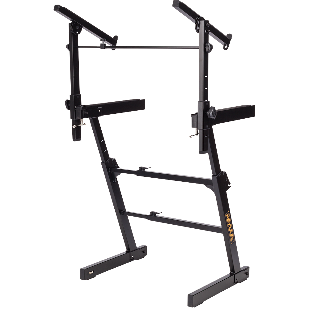 Hercules KS410B Autolock Z Keyboard Stand with Tier