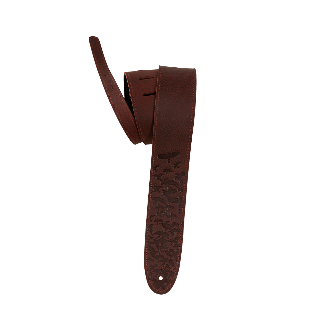 PRS 2.5-Inch Leather Bird Swarm Strap - Rust