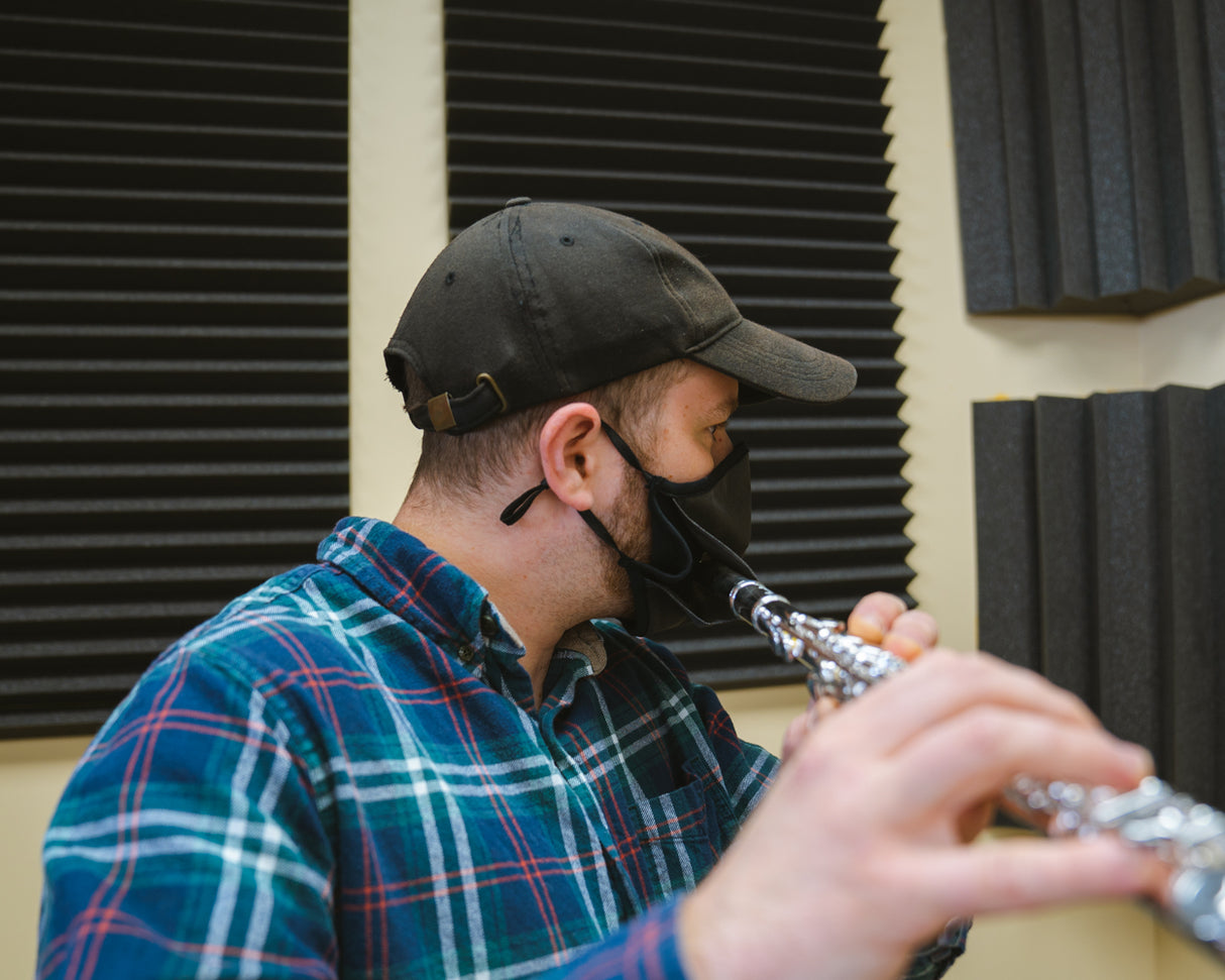 Bell Barrier Flute Face Mask - Gray