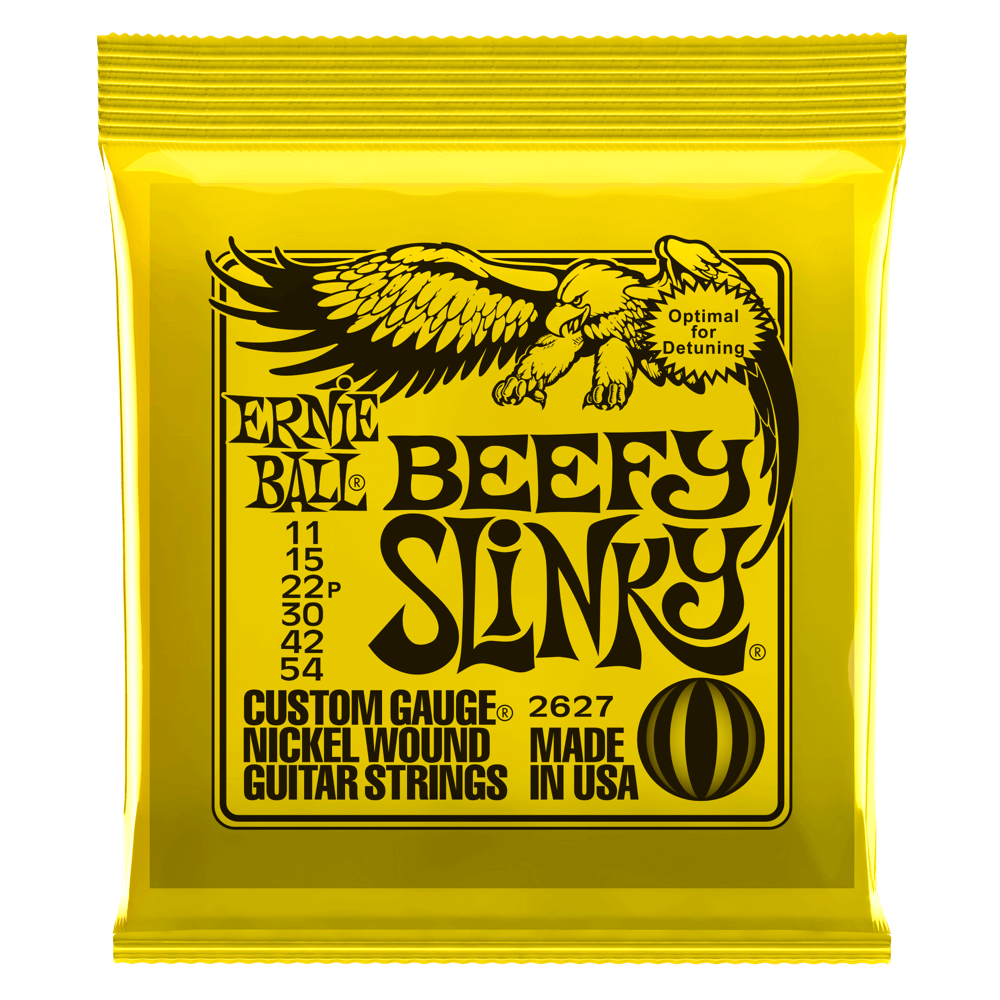 Ernie Ball Beefy Slinky Nickel Wound Electric Guitar Strings .11-.54