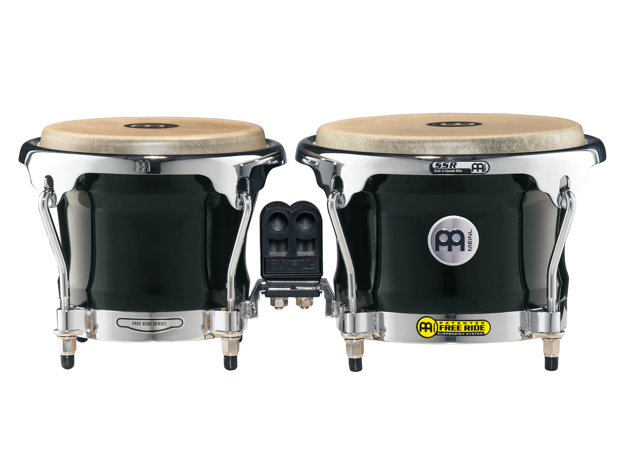 Meinl FWB400EBK Professional Series Wood Bongos - Ebony Black